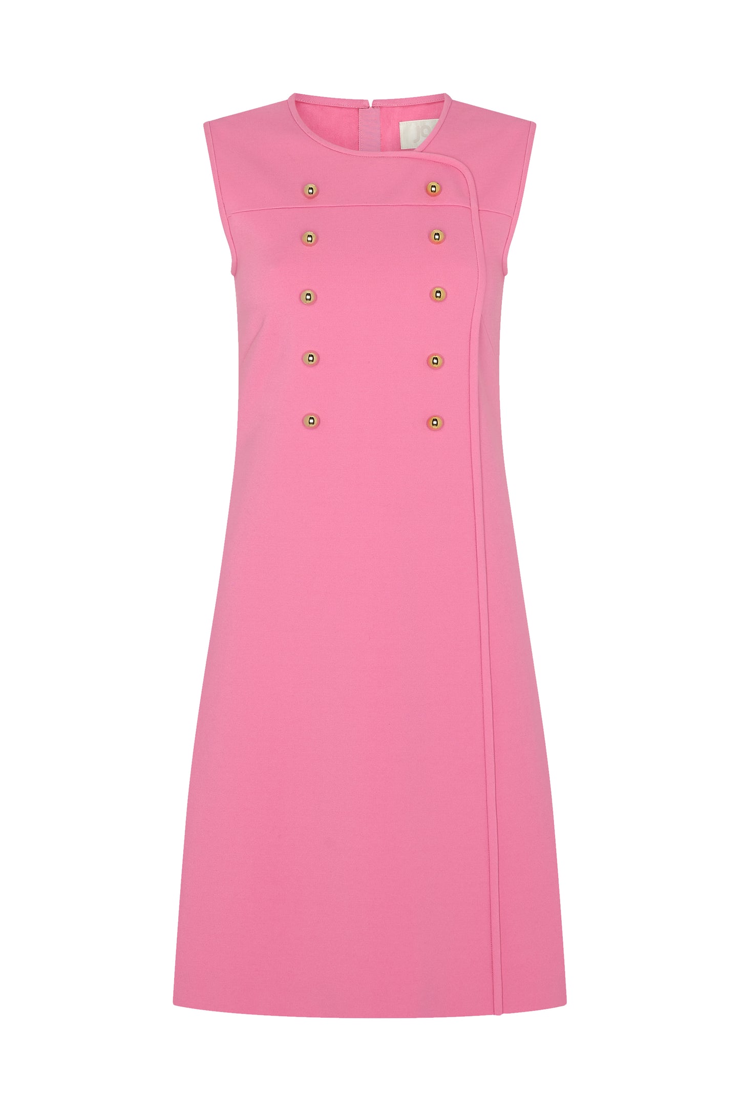 Sybil Jersey Shift Dress - Bubblegum pink
