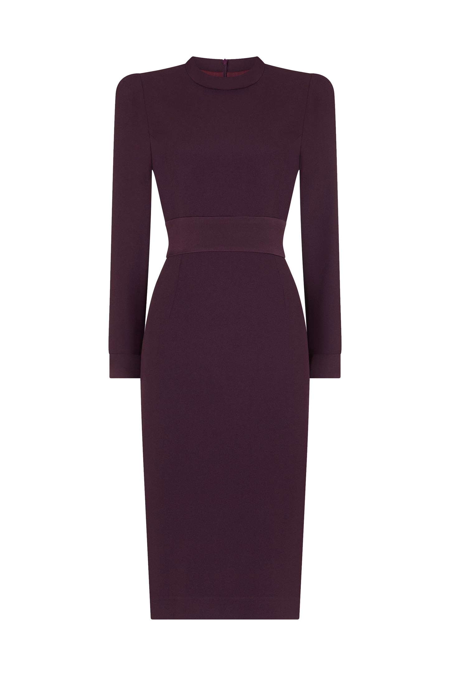 Sheba Pencil Dress - Blackcurrant