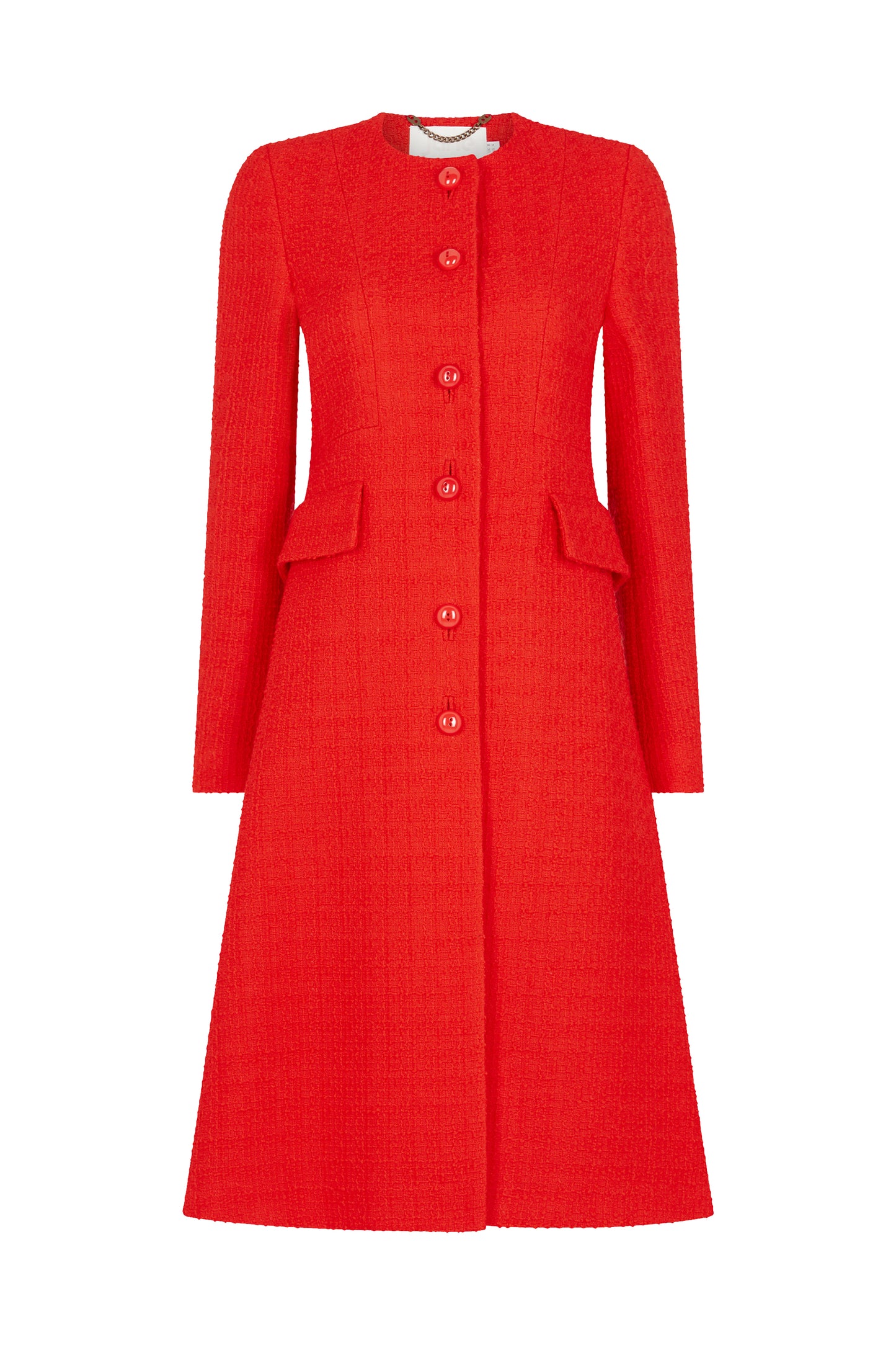 Sonnet Tweed Coat - Red