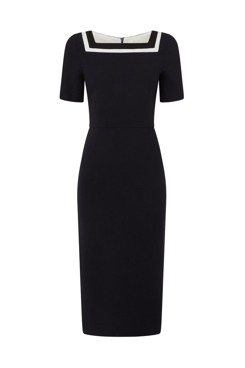 Davina Dress - Dark Navy