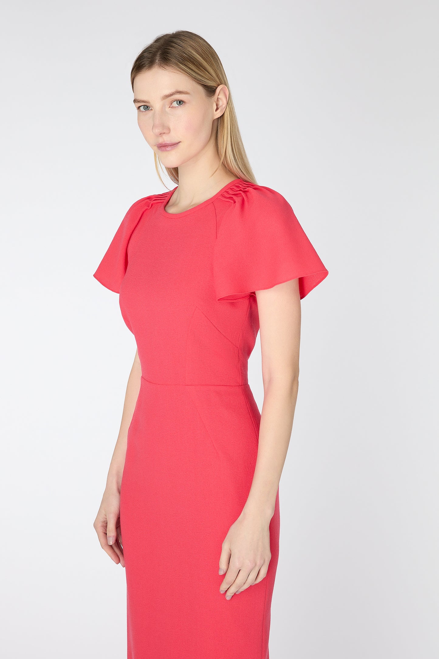 Delilah Pencil Dress - Hibiscus