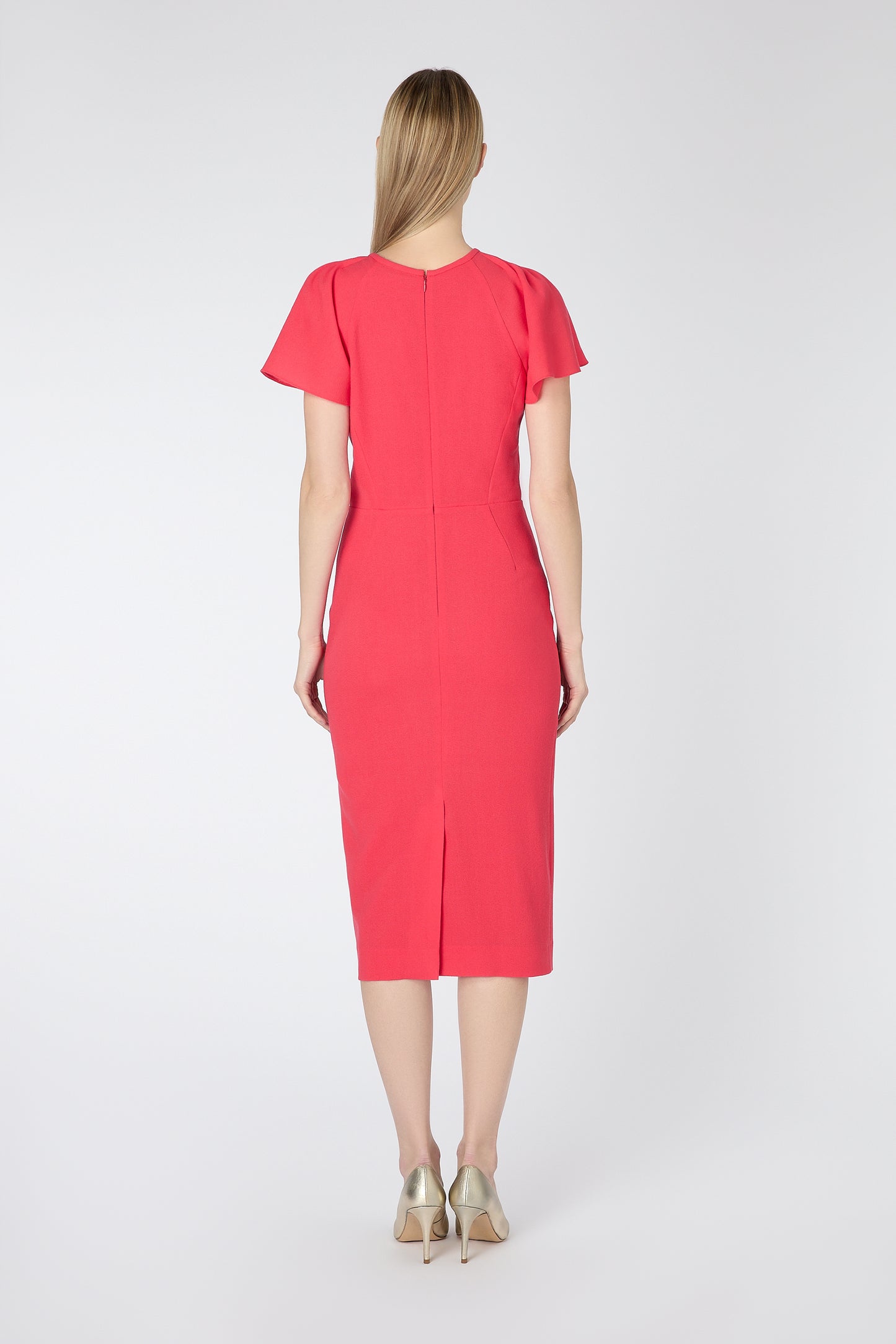 Delilah Pencil Dress - Hibiscus