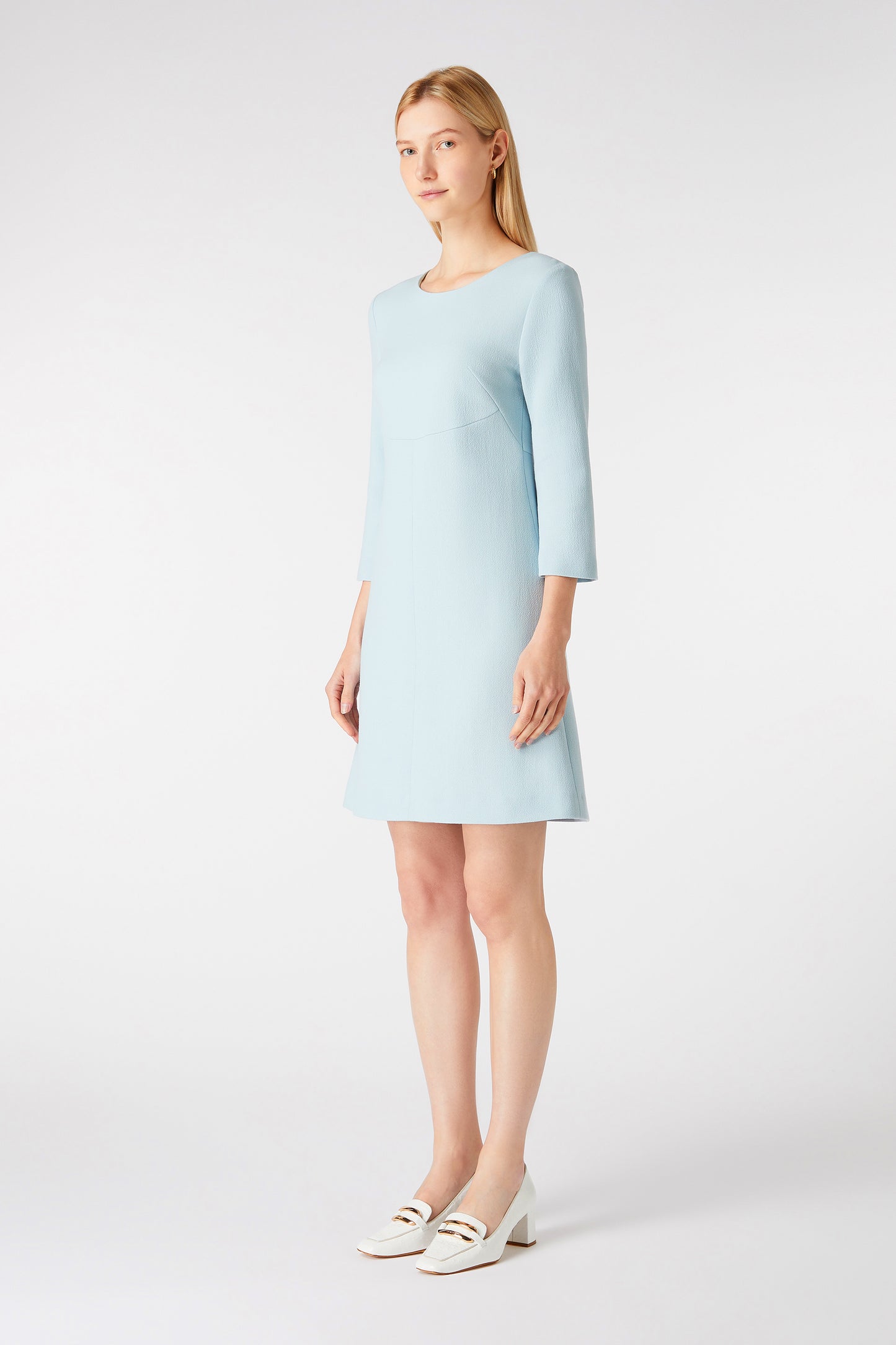 Halo Shift Dress - Frost Blue