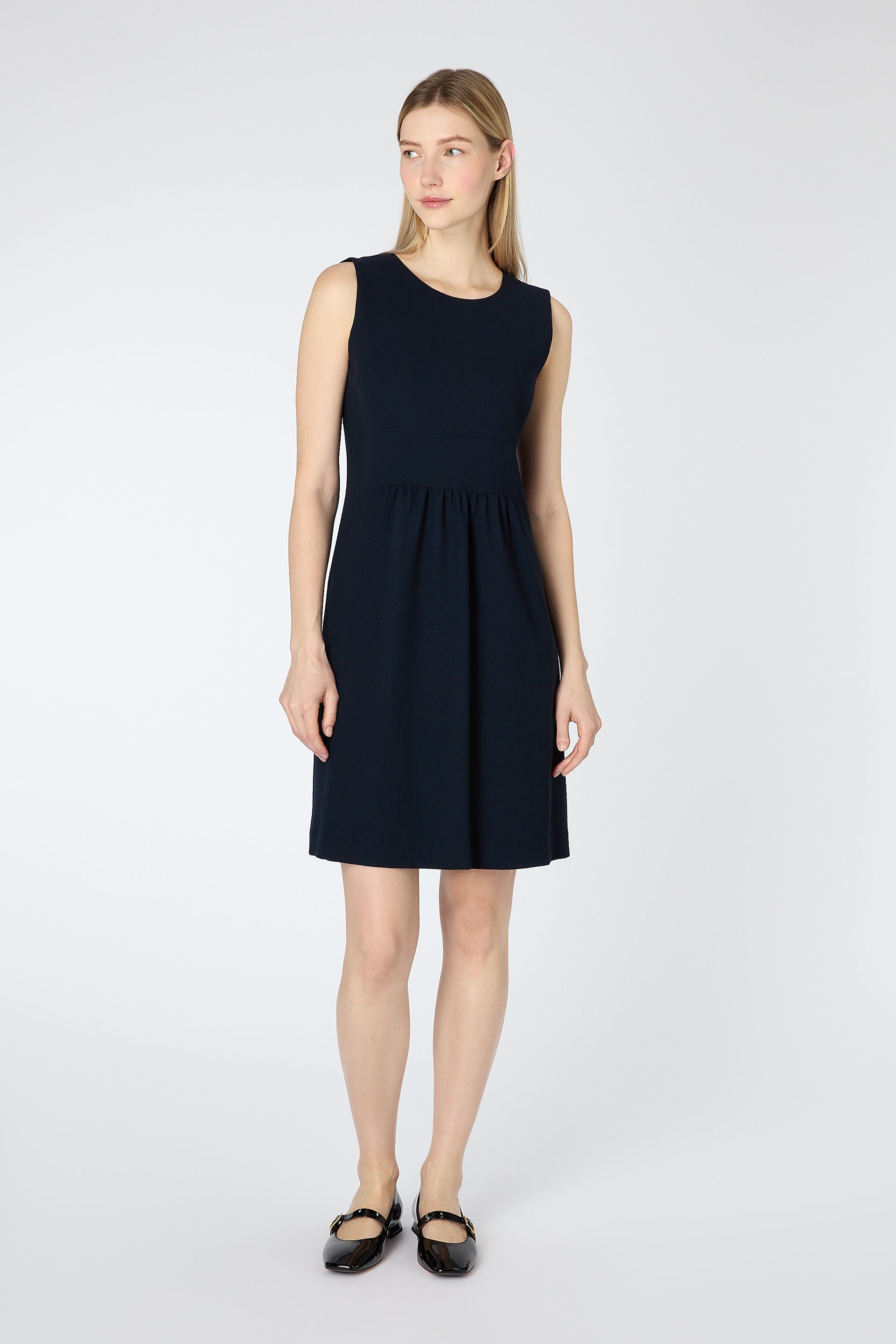 navy blue shift dress sleeveless Baikeli Sleeveless Maxi Dresses for Women Casual Shift Dress Breathabale Linen Summer Dresses Split Side Lounge House Dress Navy S