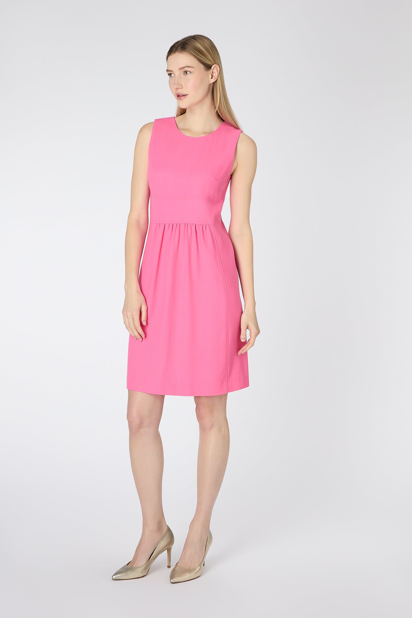 Kendal Sleeveless Shift Dress - Bubblegum
