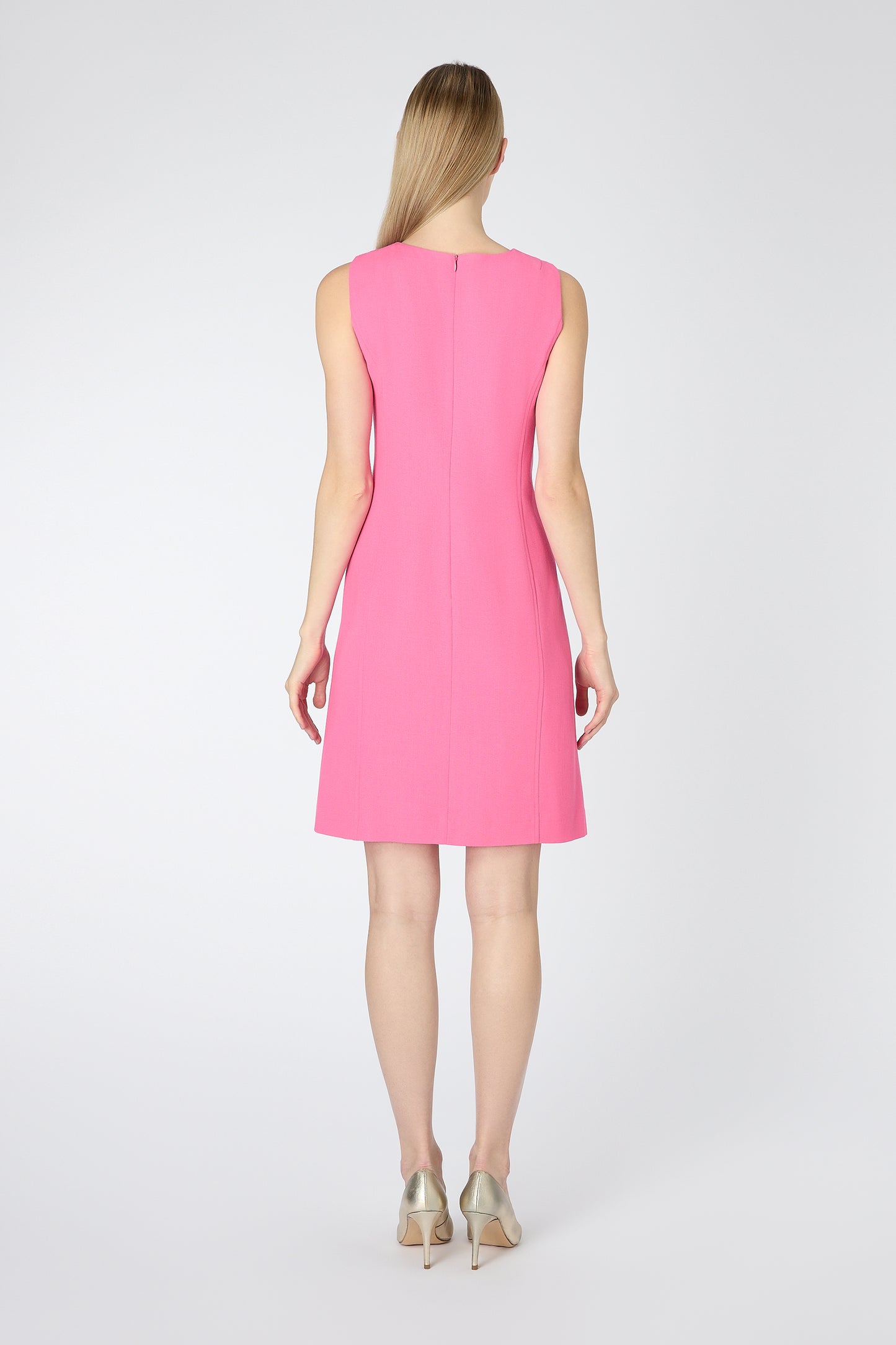 Kendal Sleeveless Shift Dress - Bubblegum