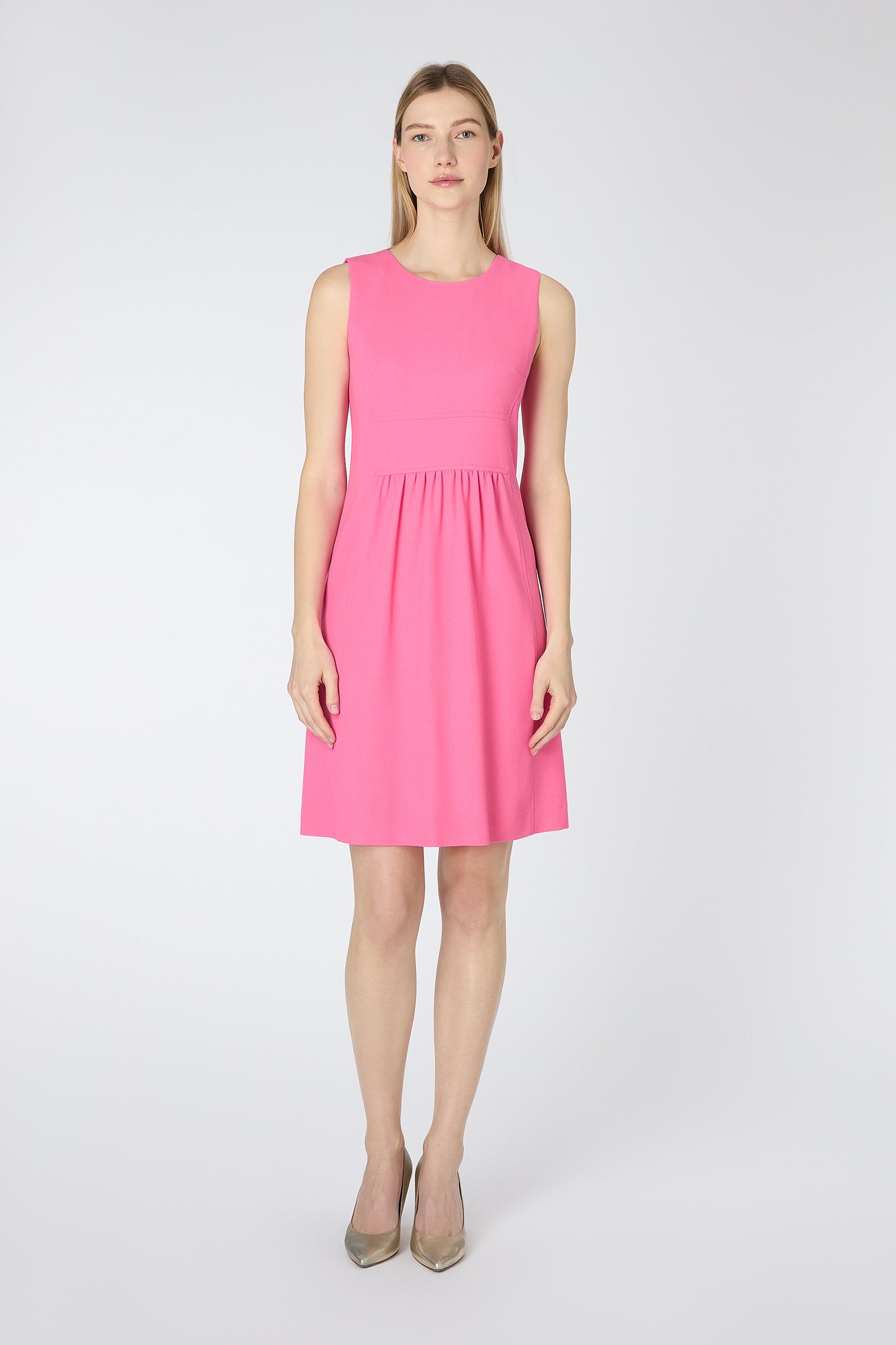 Kendal Sleeveless Shift Dress - Bubblegum