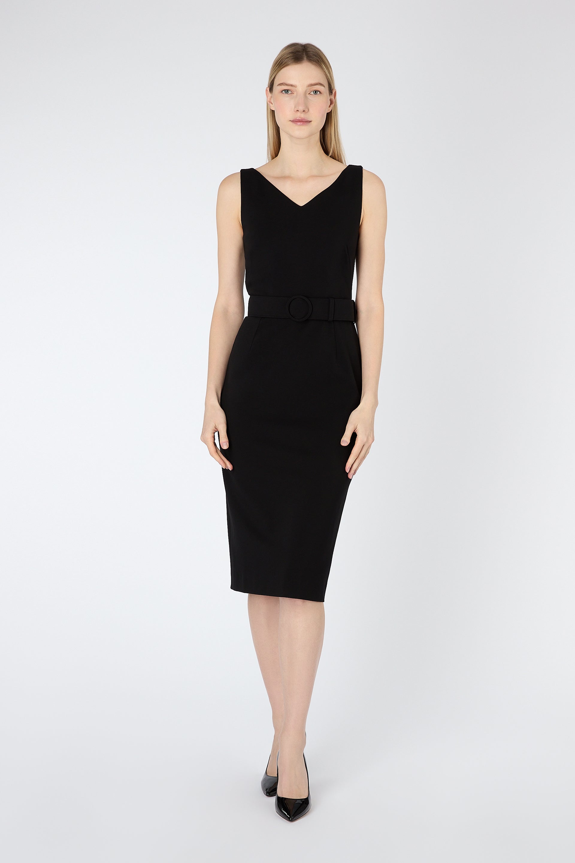 Monroe Jersey Pencil Dress - Black Jane Atelier Monroe Jersey Pencil Dress - Black Jane Atelier