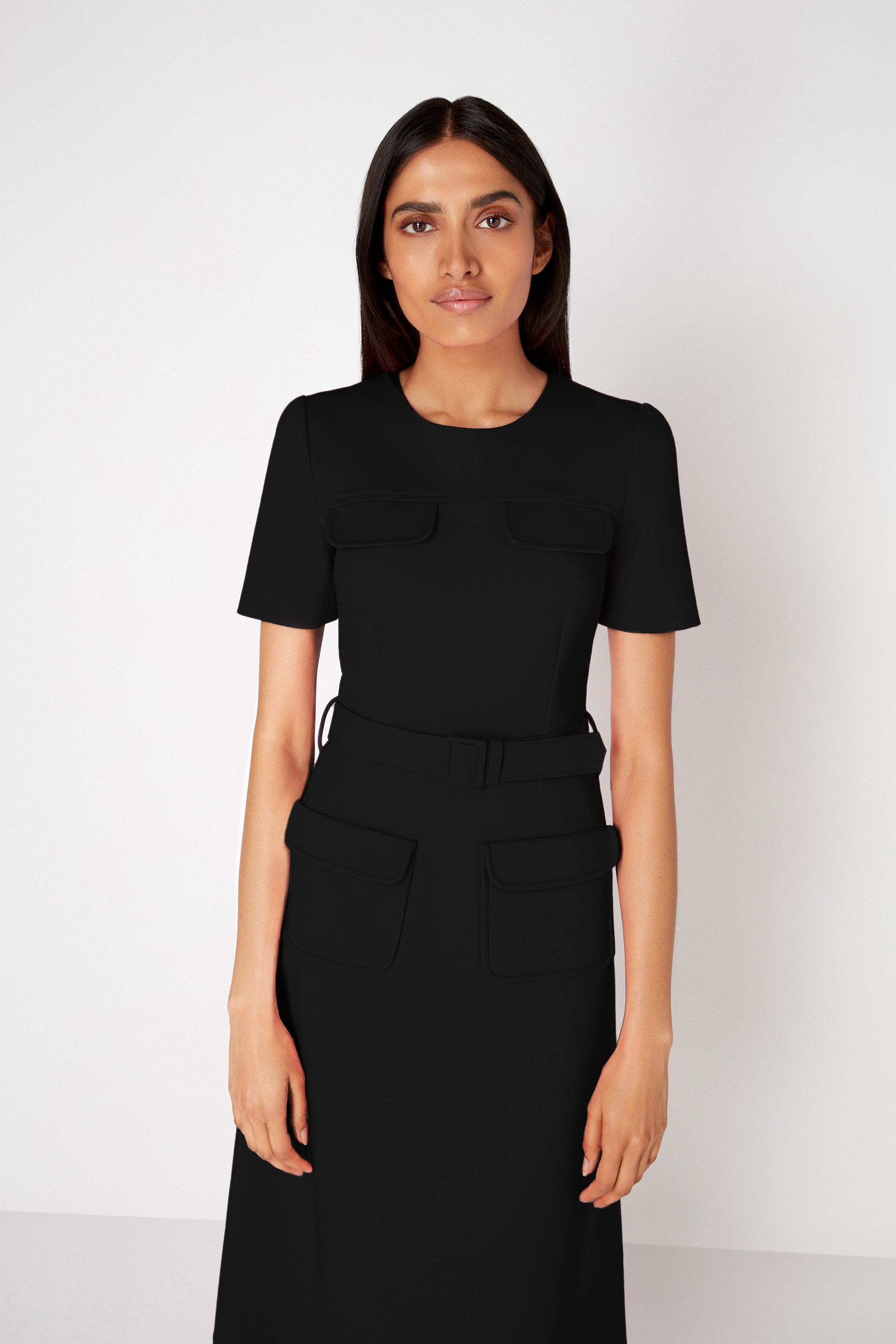 Normandie Jersey Dress - Black Normandie Jersey Dress - Black