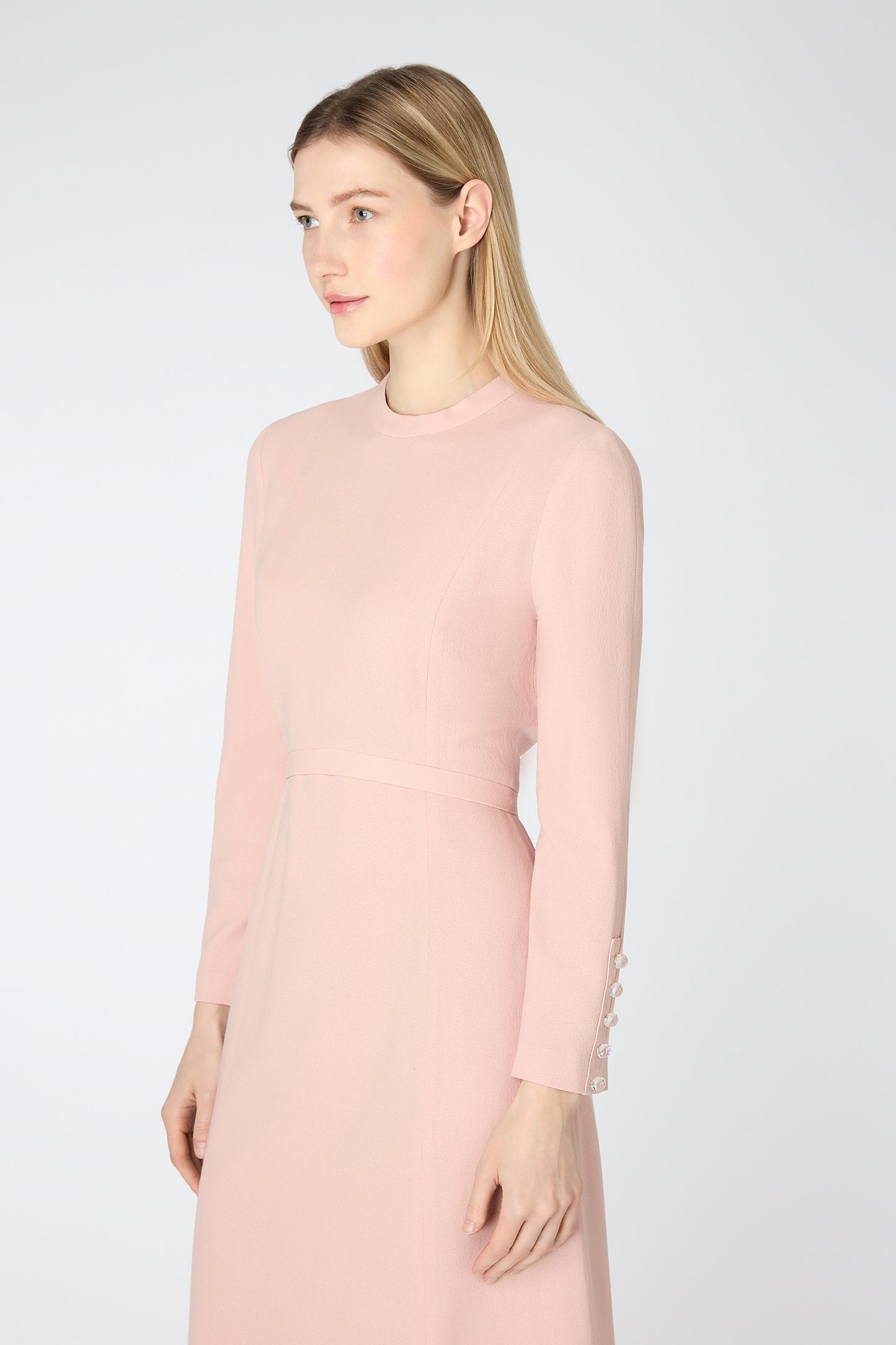 Oxley Fit And Flare Dress - Tea Rose