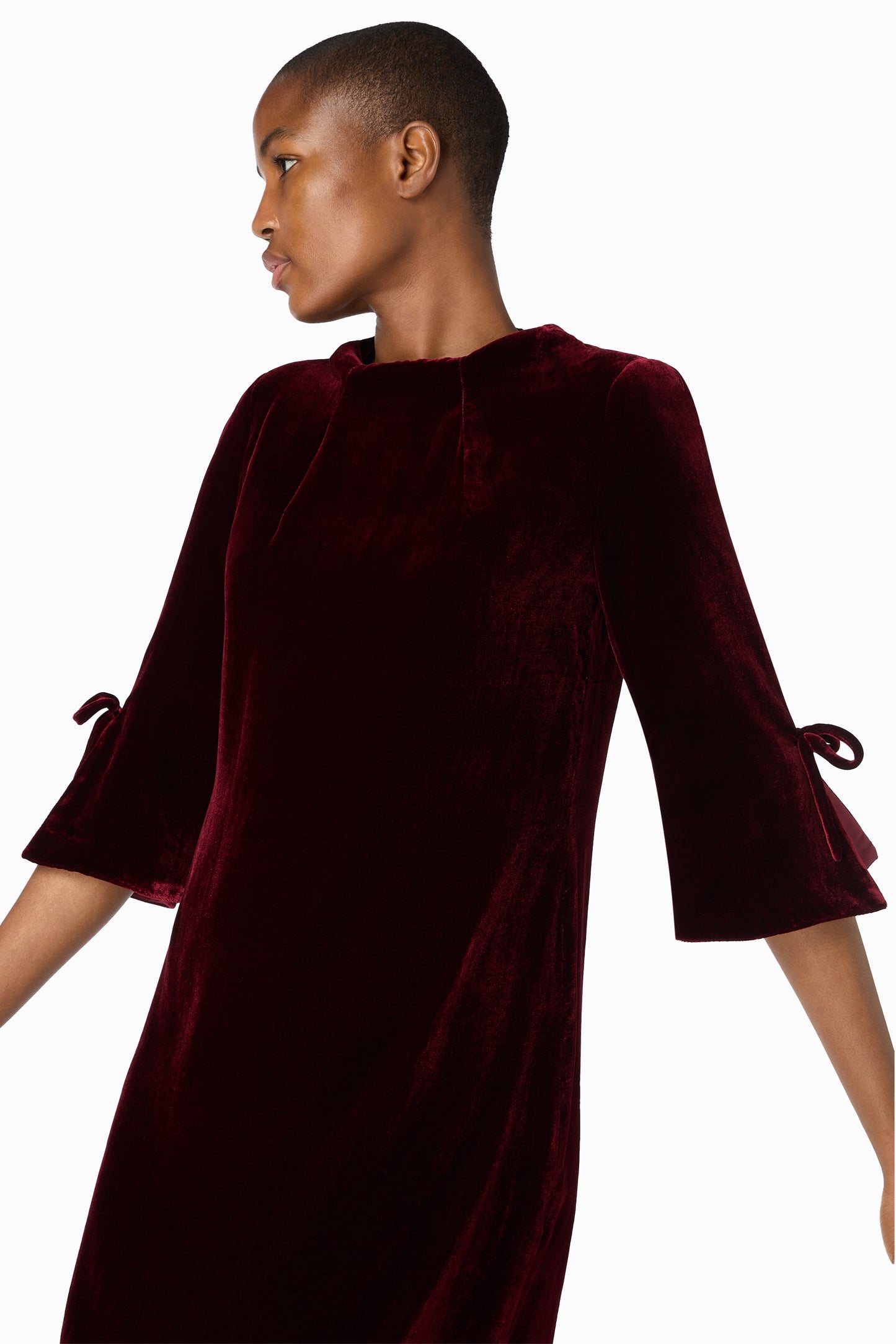 Ravenna Tunic Dress - Burgundy