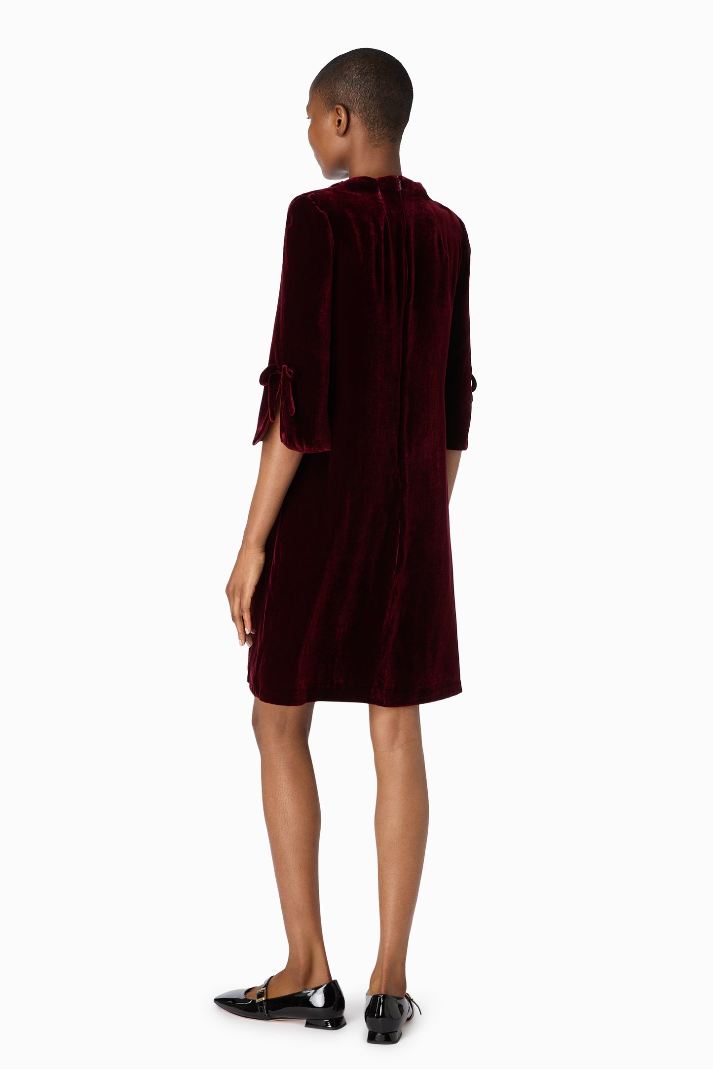 Ravenna Tunic Dress - Burgundy