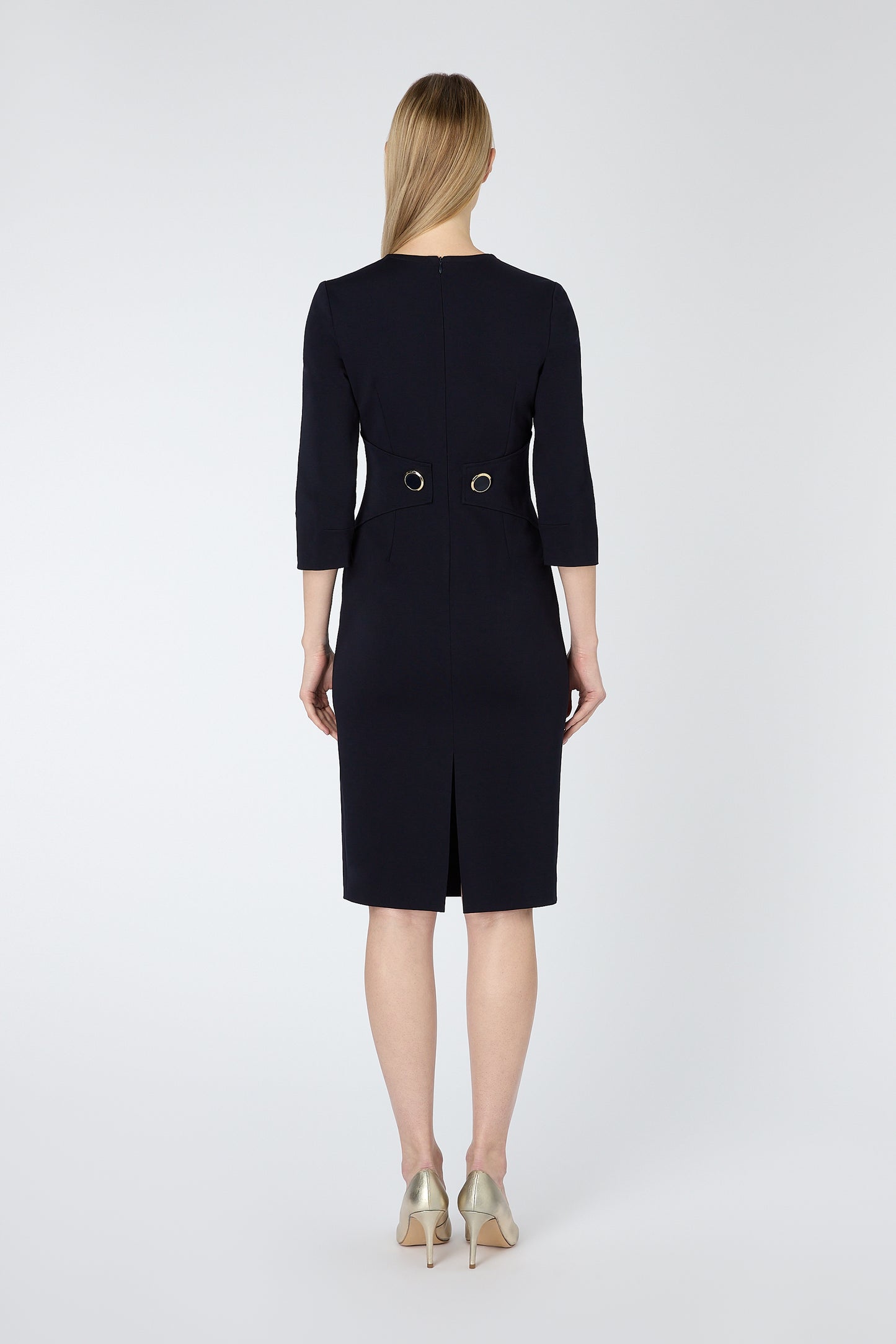 Sadie Pencil Dress - Dark Navy