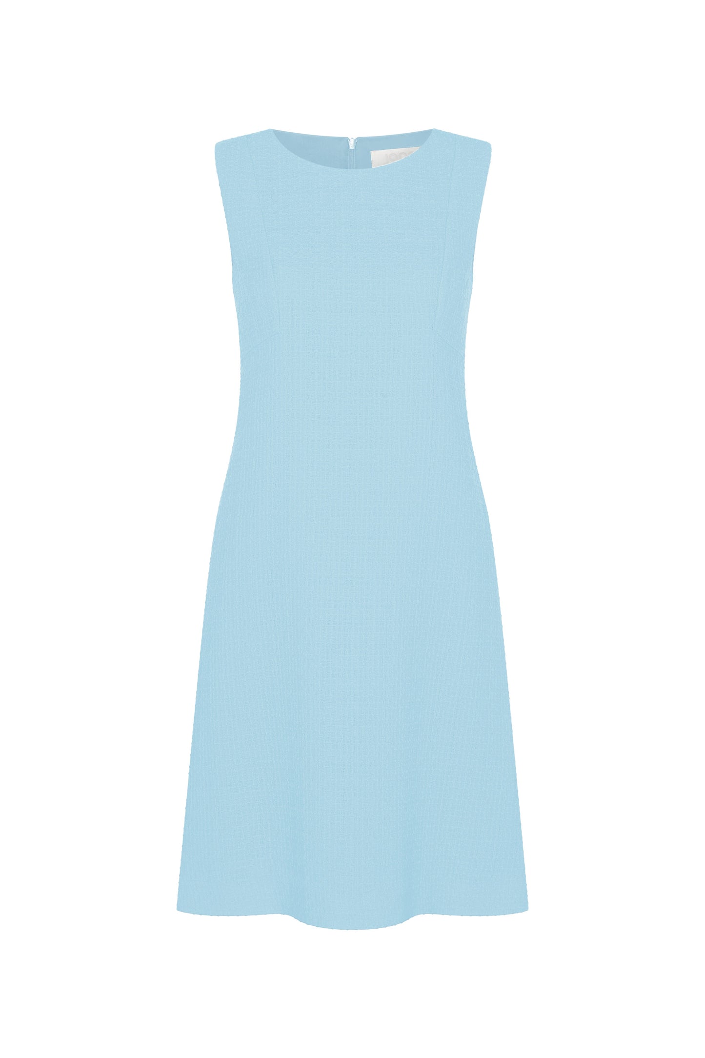 Sam Tweed Sleeveless Shift Dress - Frost Blue
