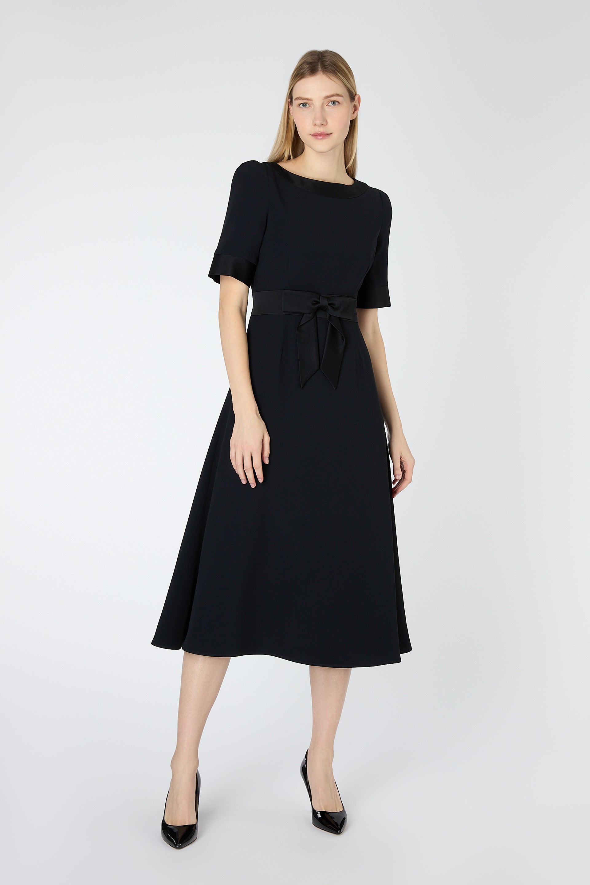 Savannah Cady Midi Dress - Dark Navy Jane Atelier Savannah Cady Midi Dress - Dark Navy Jane Atelier