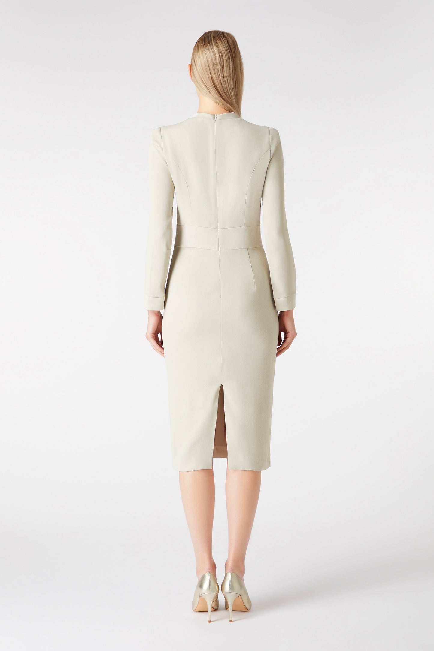 Sheba Pencil Dress Oyster