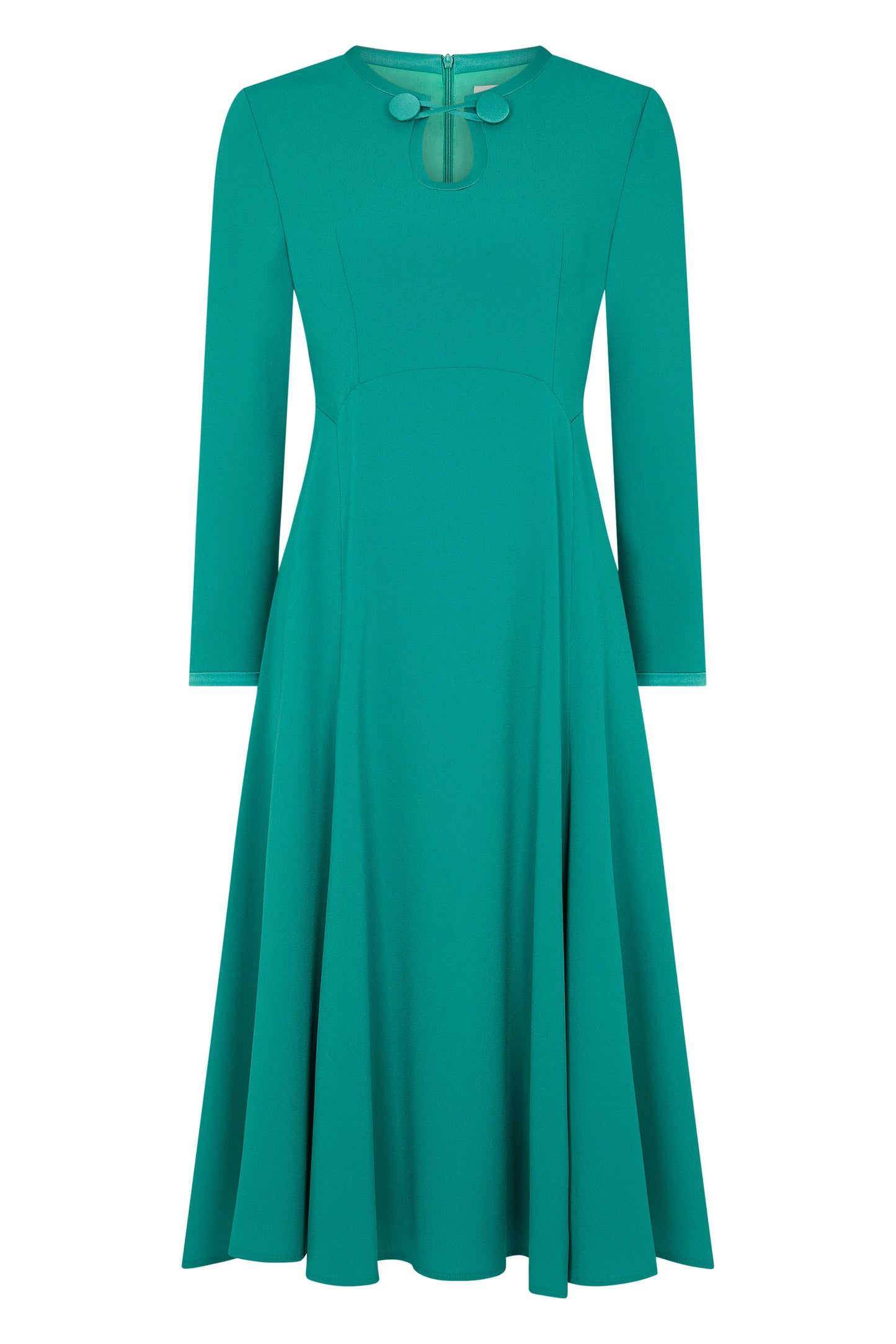 Taite Cady Fit and Flare Dress - Jade Green