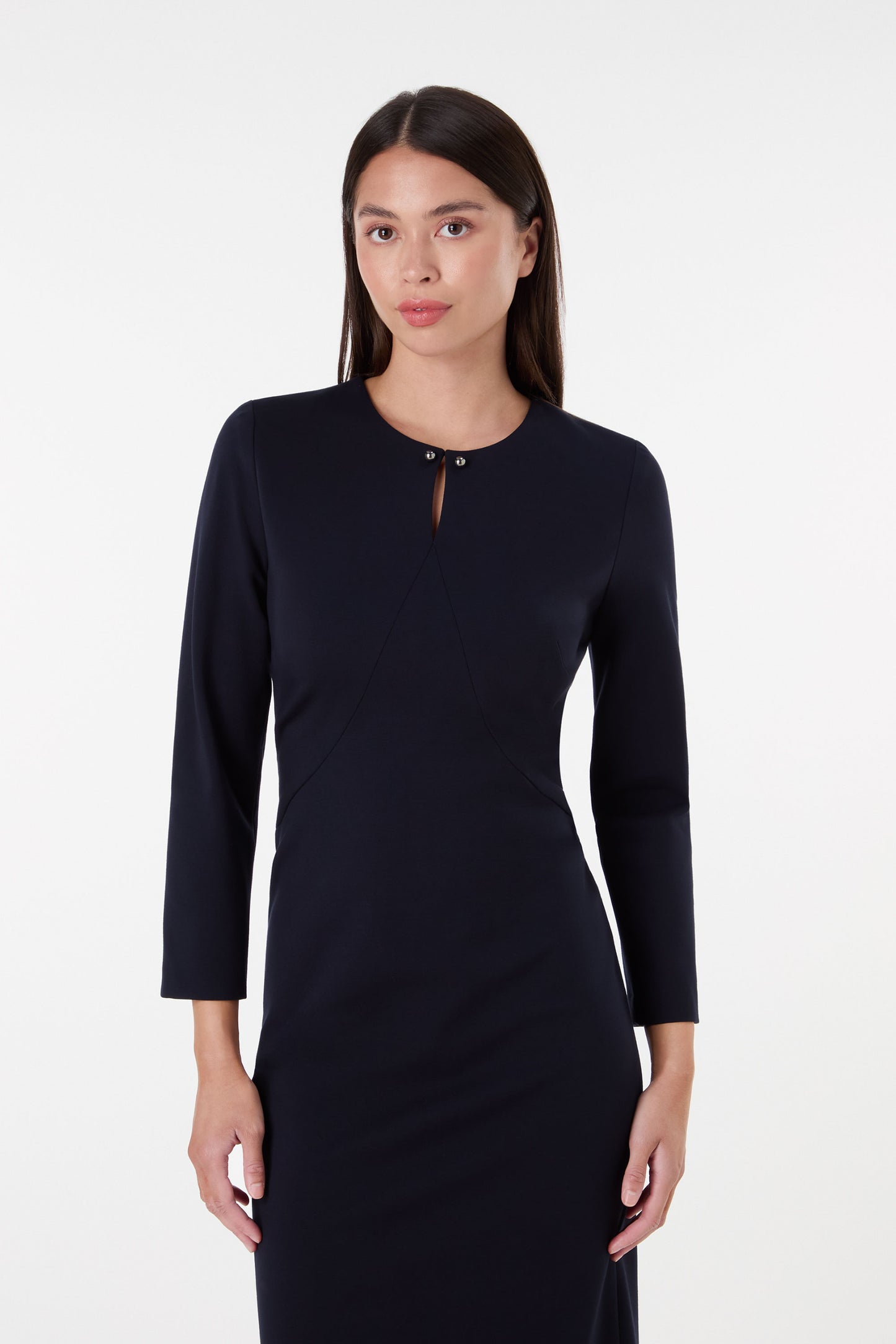 Tamzin Jersey Dress - Dark Navy