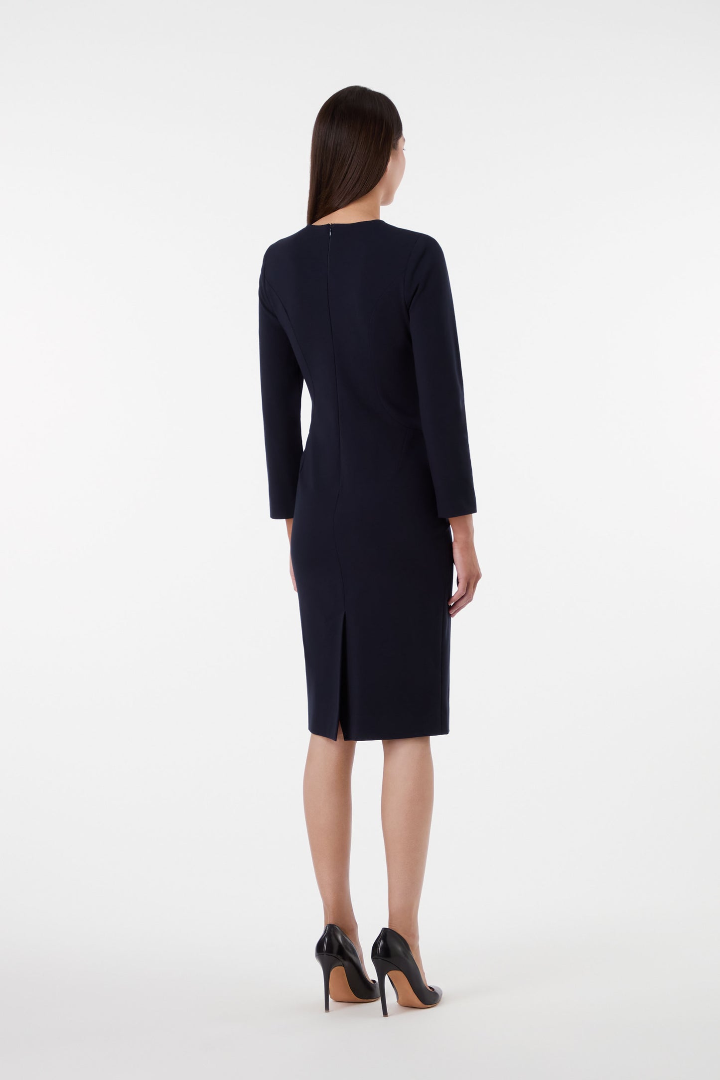 Tamzin Jersey Dress - Dark Navy