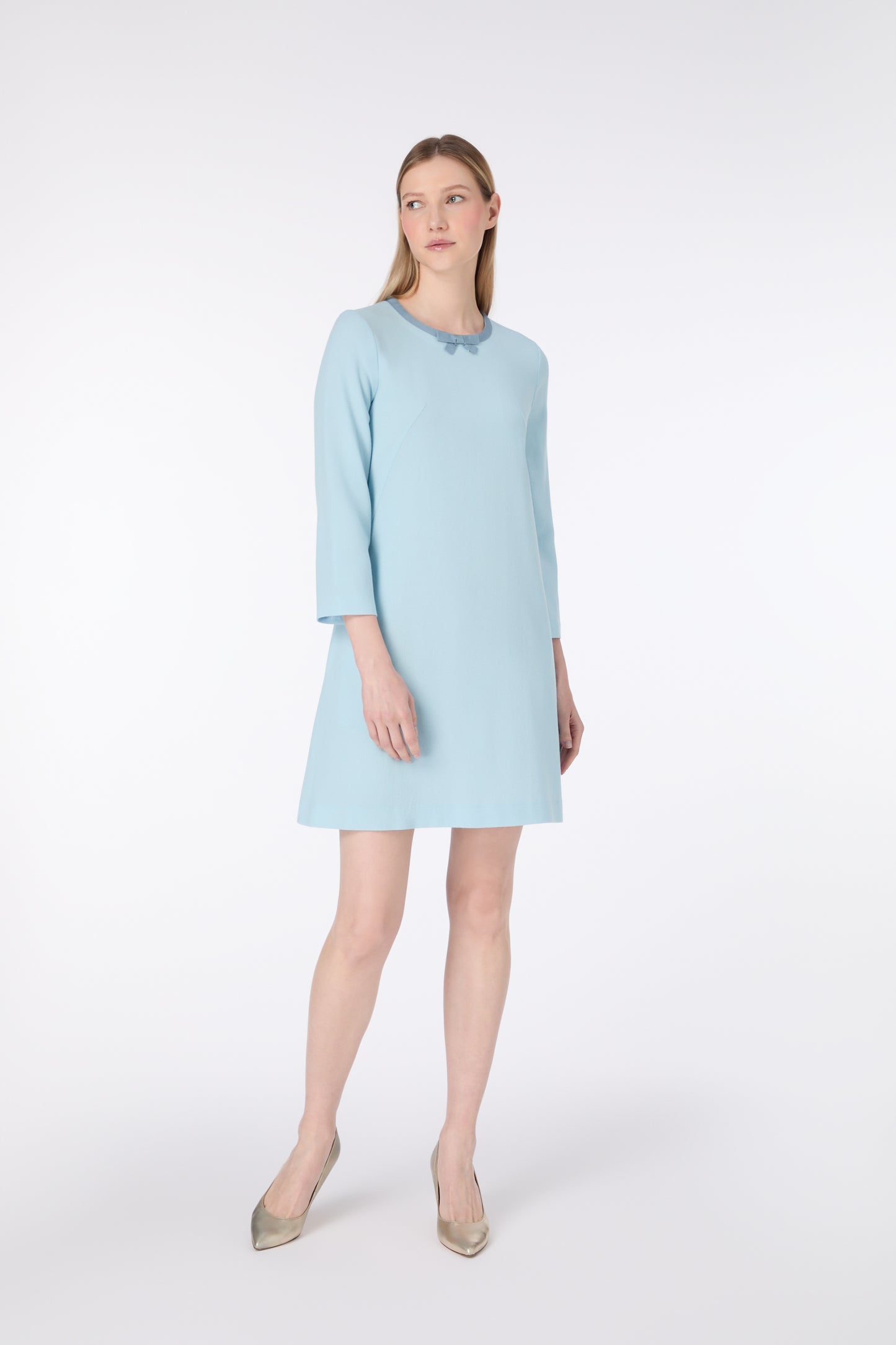 Tara Tunic Dress - Sky Blue
