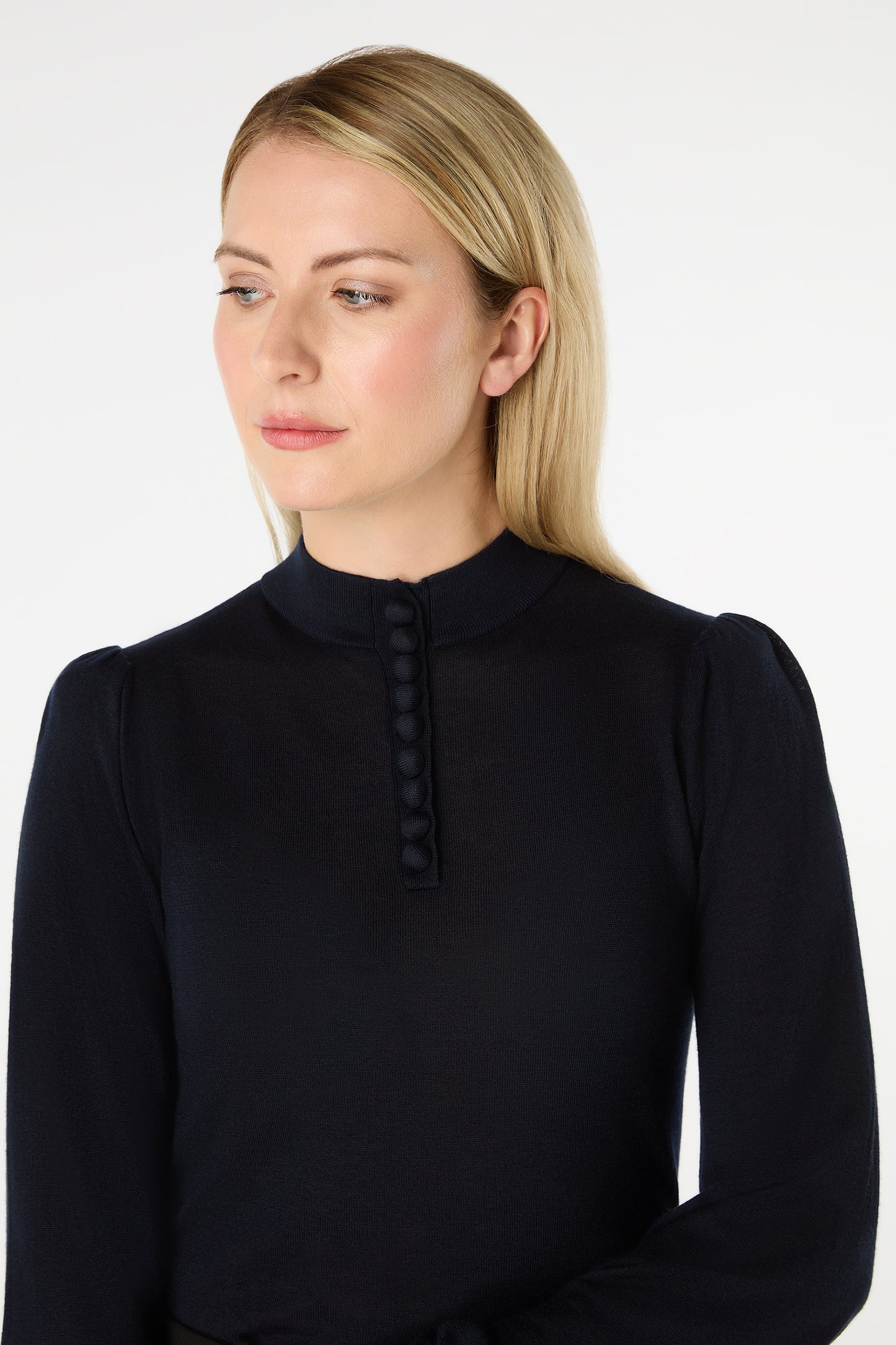 Tasha Knit Top - Dark Navy