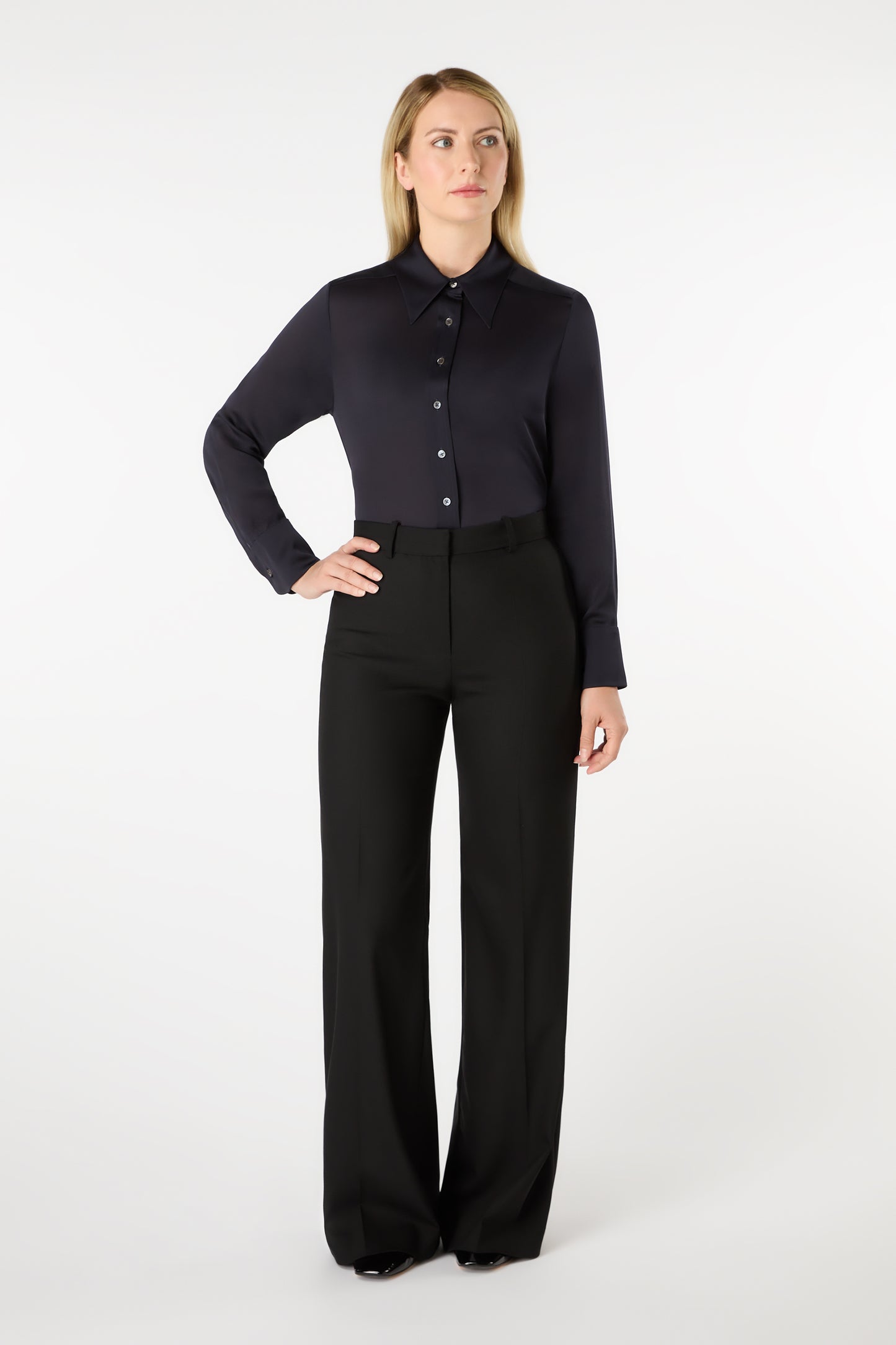 Tay Blouse - Dark Navy