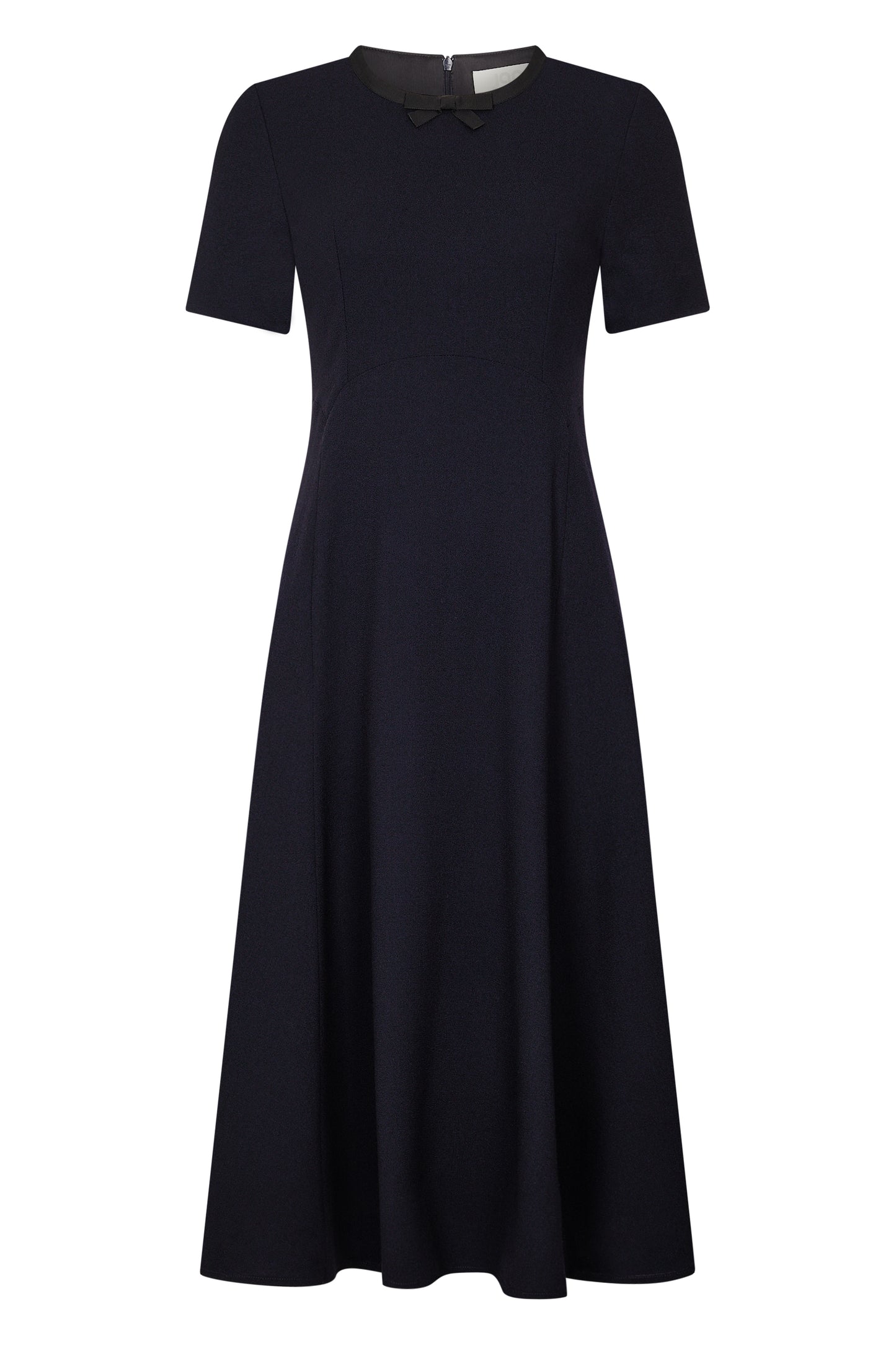 Thea Fit And Flare Dress - Dark Navy