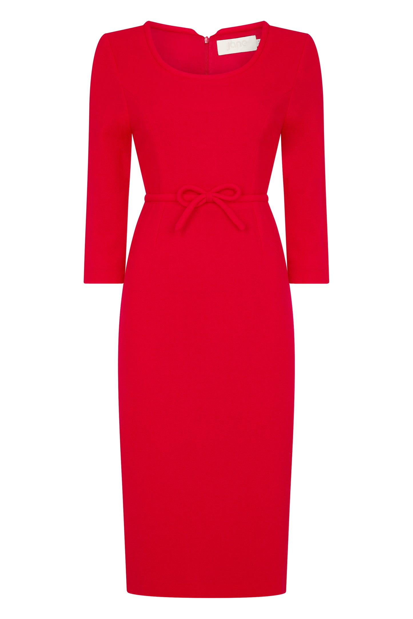 Thelma Pencil Dress - Red