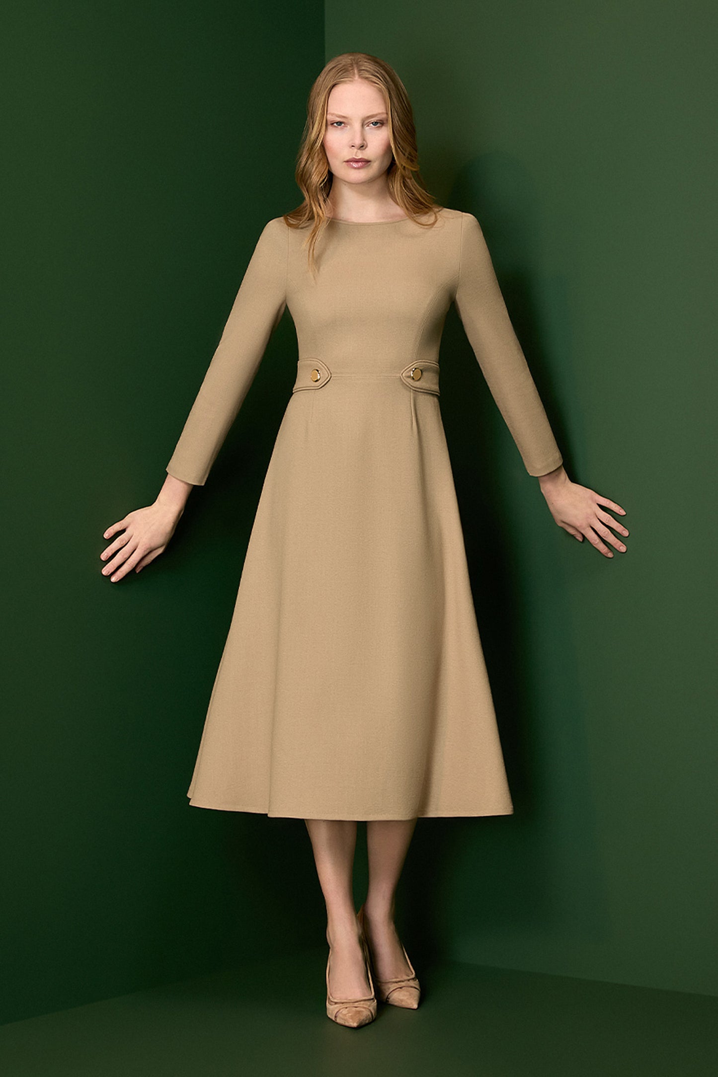 Tiffany Dress - Camel