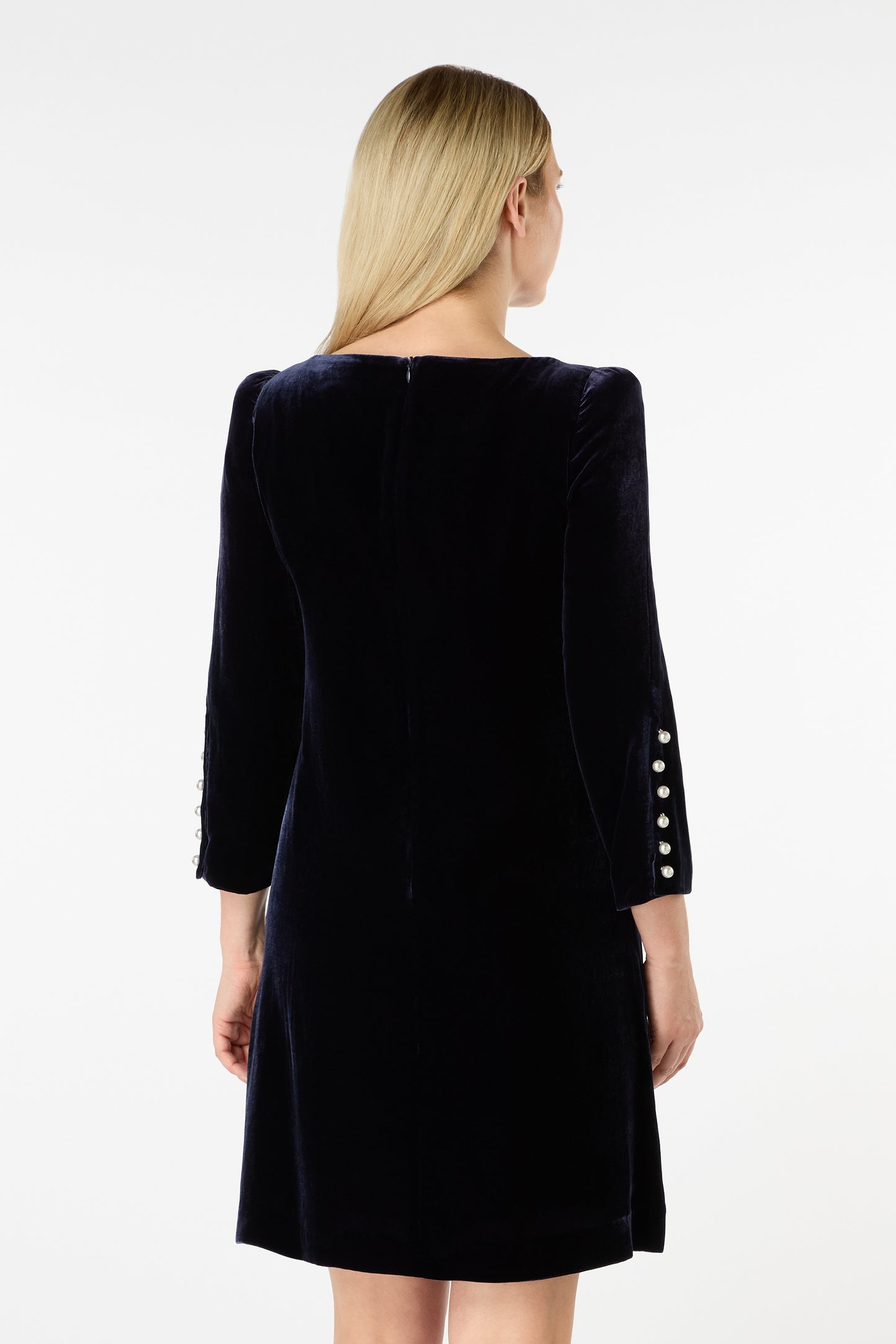 Tinkerbelle Velvet Dress - Sapphire