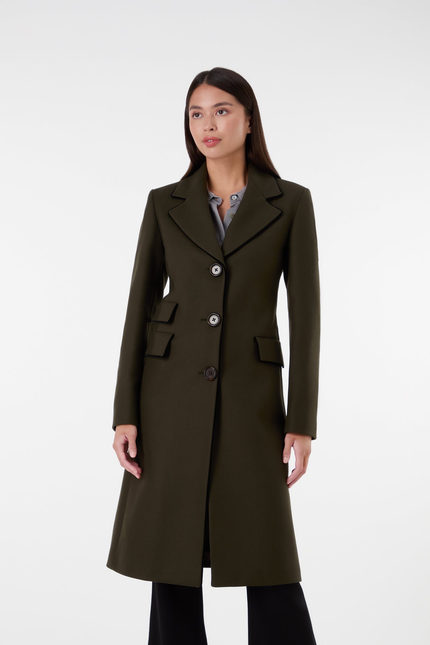 Trafalgar Coat - Moss Green
