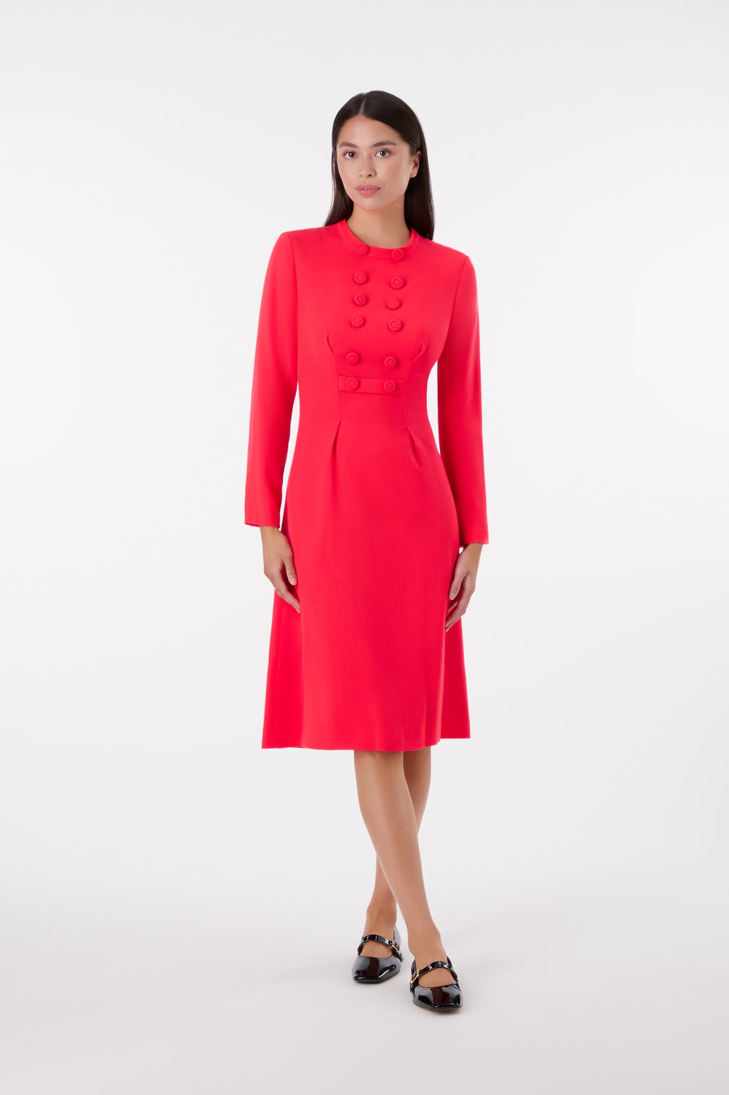 Trudy Dress - Poppy Red