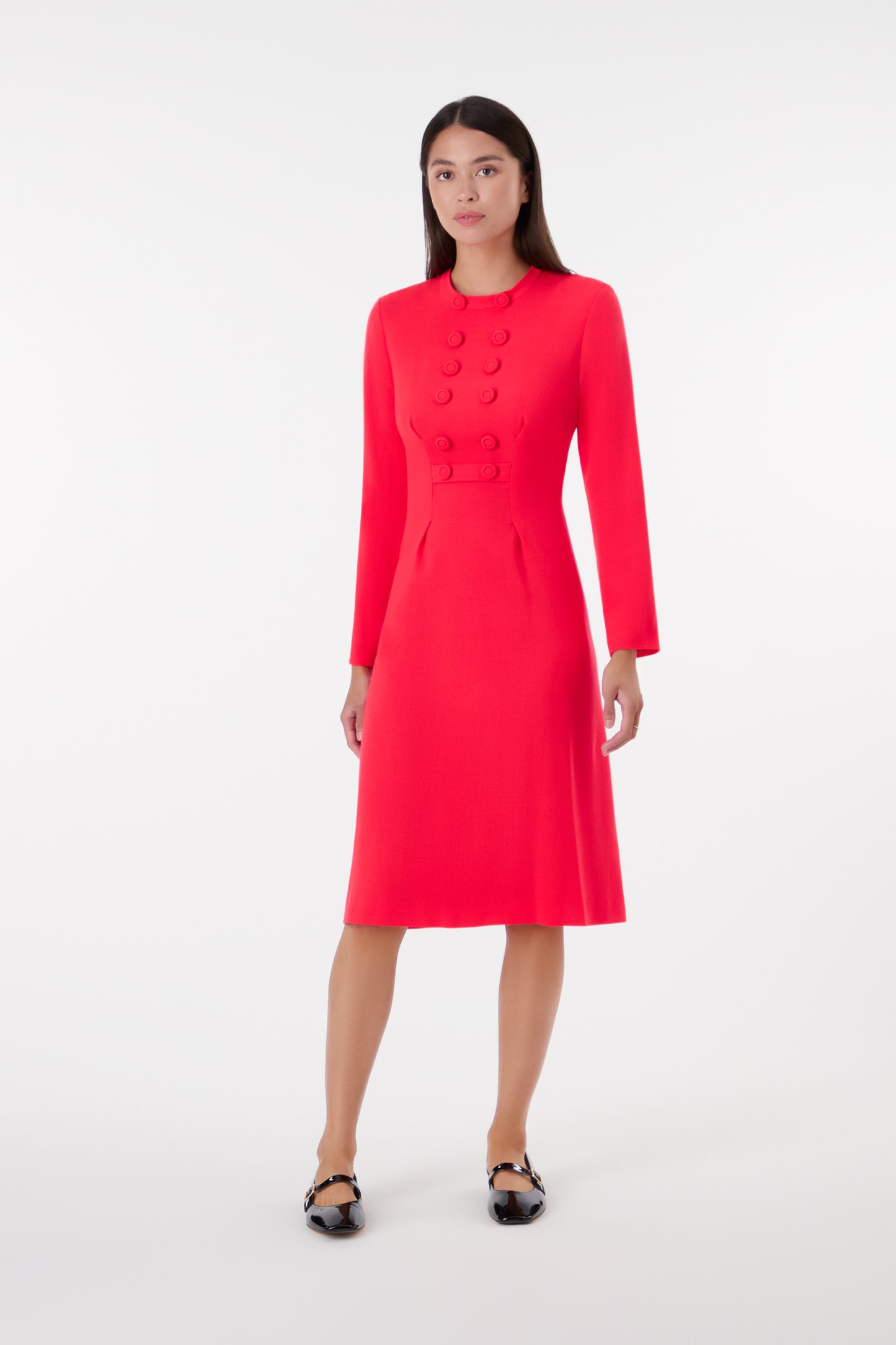 Trudy Dress - Poppy Red