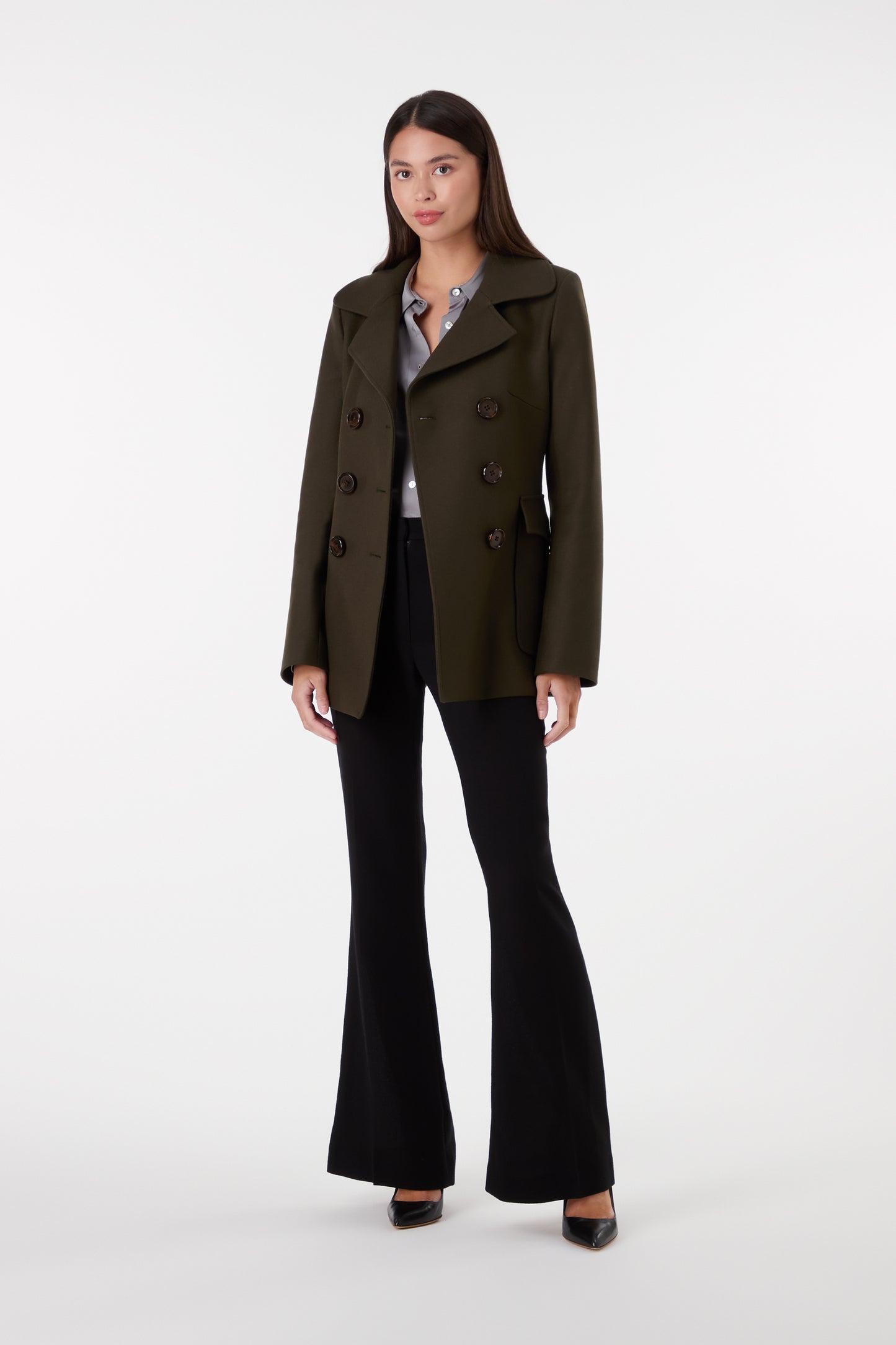 Truman Coat - Moss Green