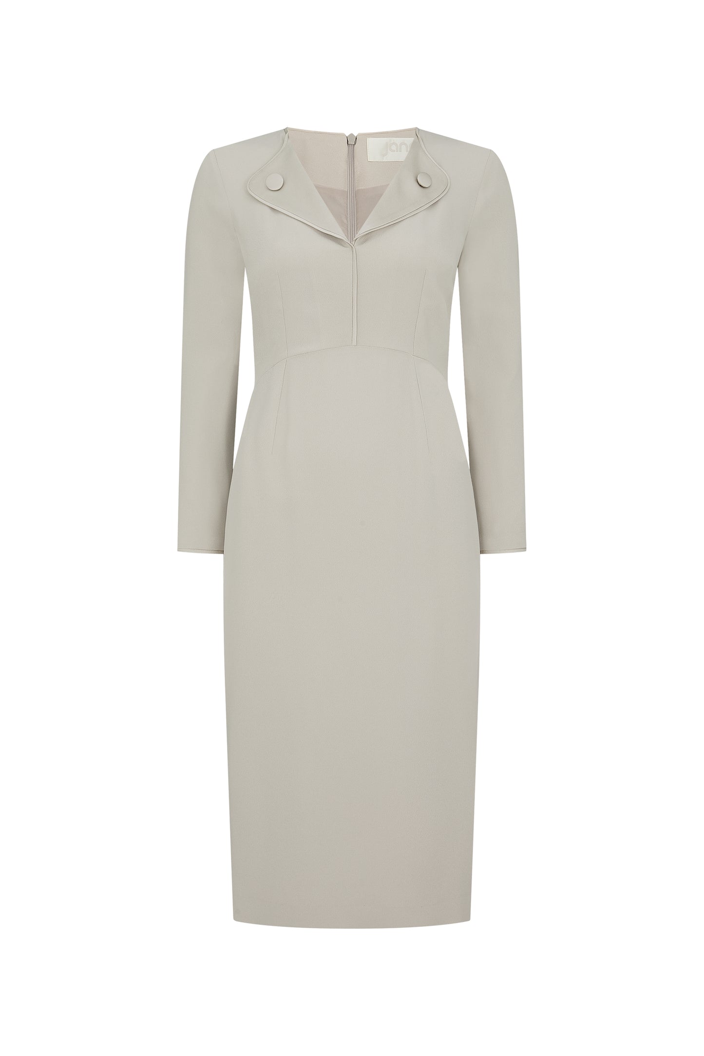 Venice Cady Dress - Oyster