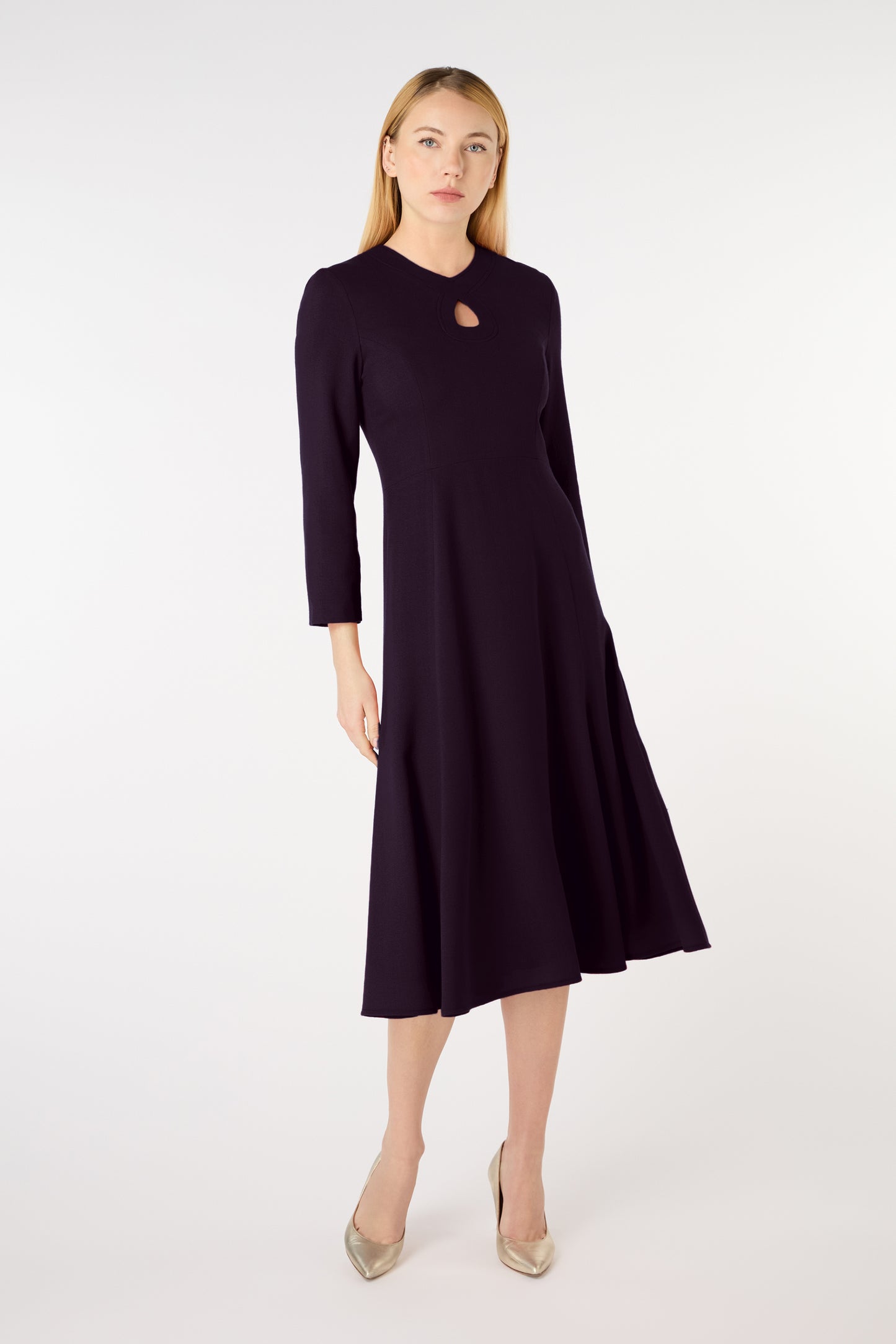 Vogue Dress - Blackcurrant