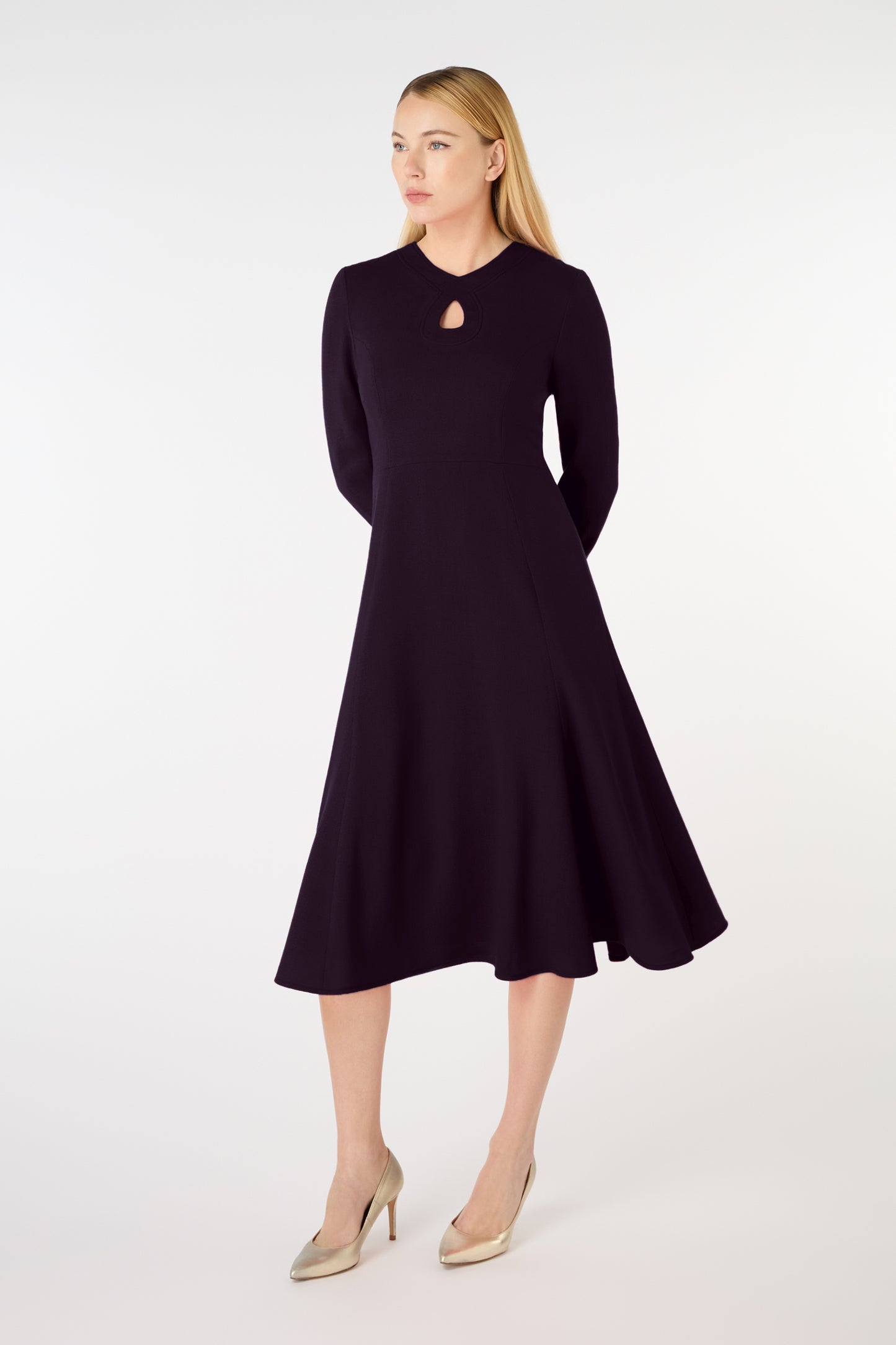 Vogue Dress - Blackcurrant