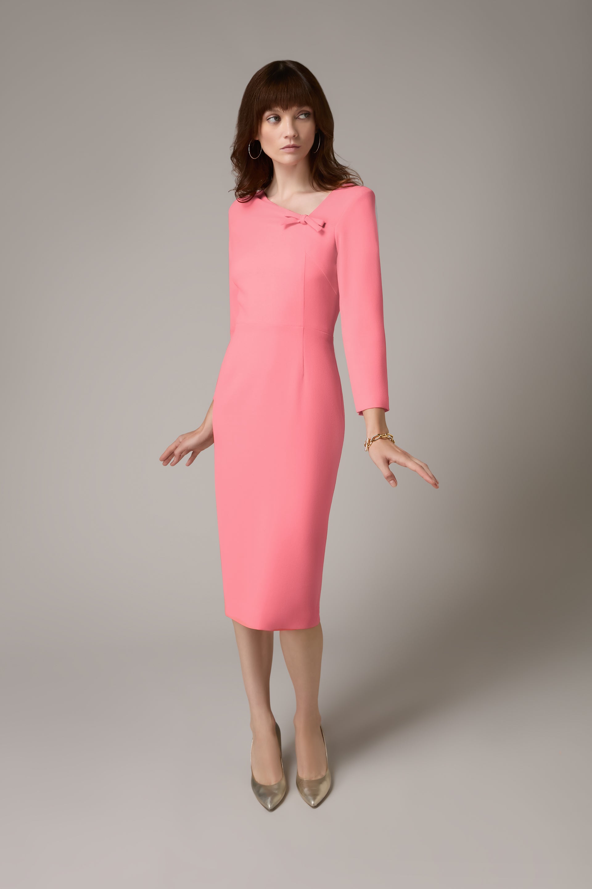Valerie Pencil Dress Rosebud