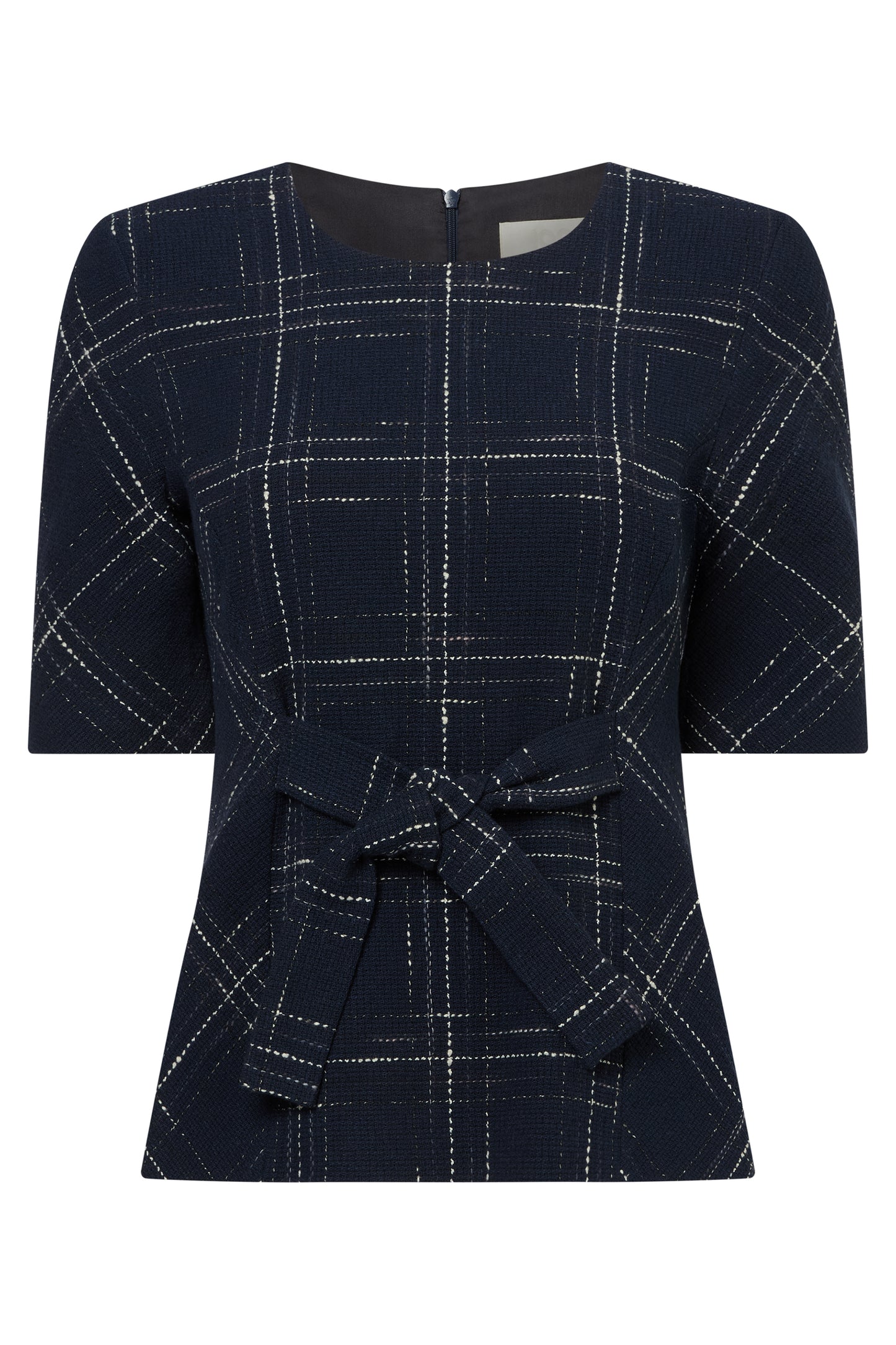 Vienna Top - Navy Check