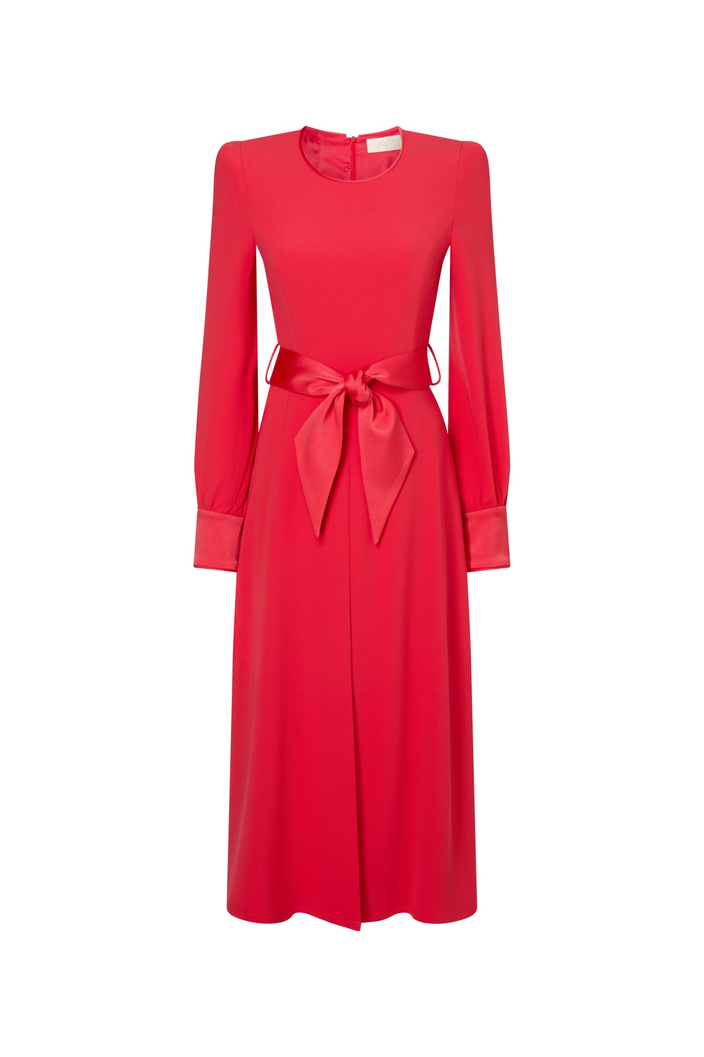 Vivaldi Cady Fit And Flare Dress - Geranium