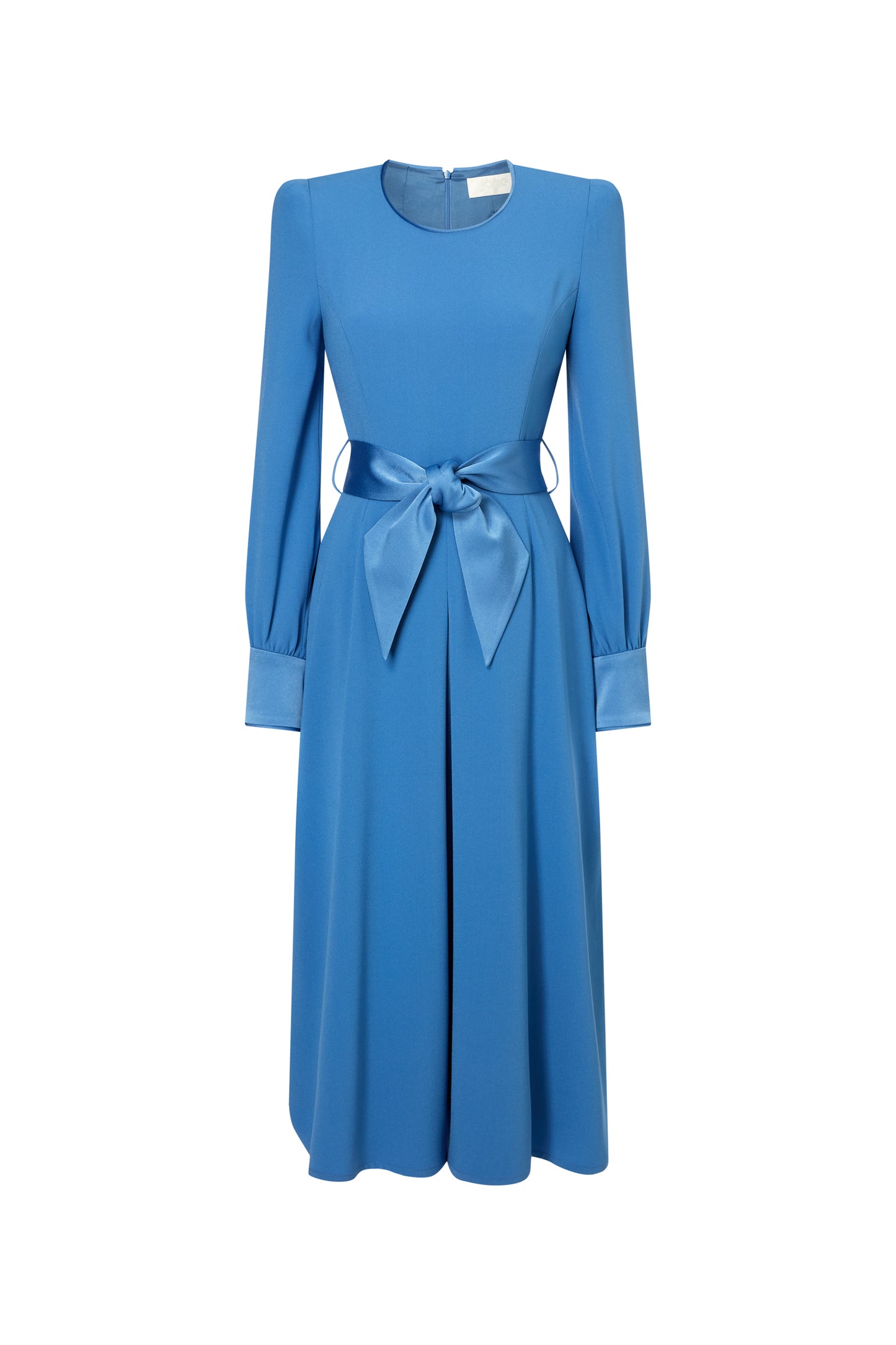 Vivaldi Cady Fit And Flare Dress - Bluebell