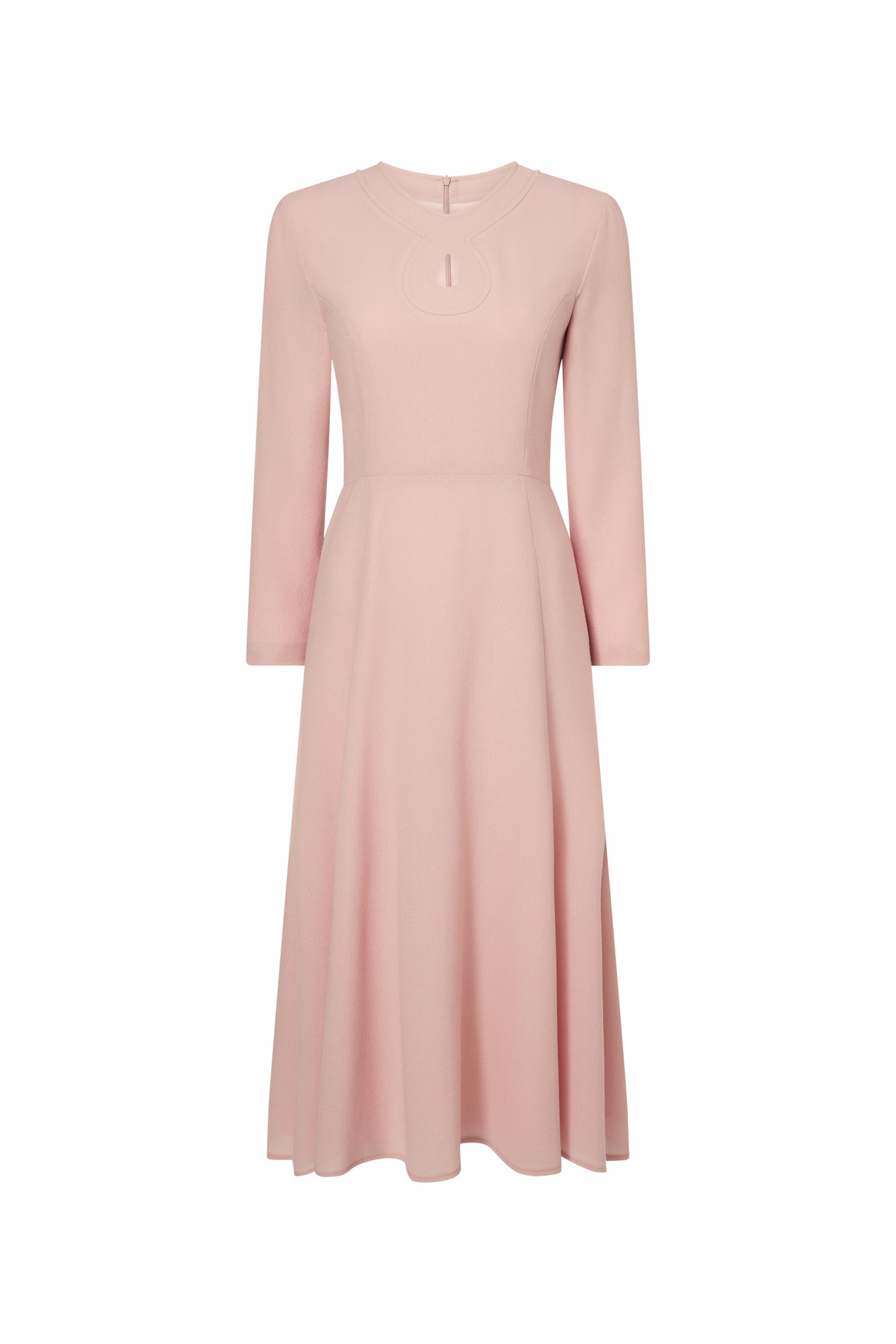 Vogue Fit and Flare Dress - Tea Rose