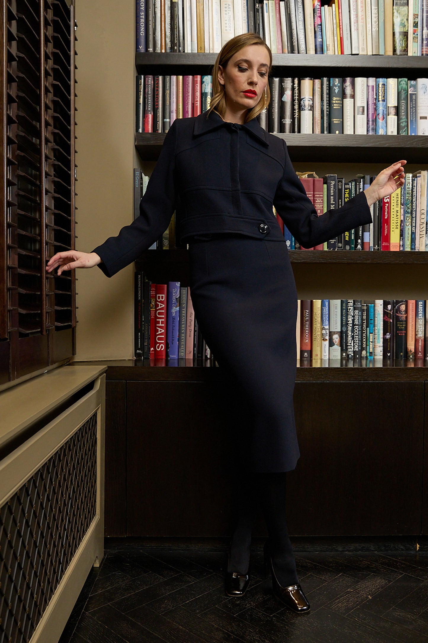 West Pencil Skirt - Dark Navy