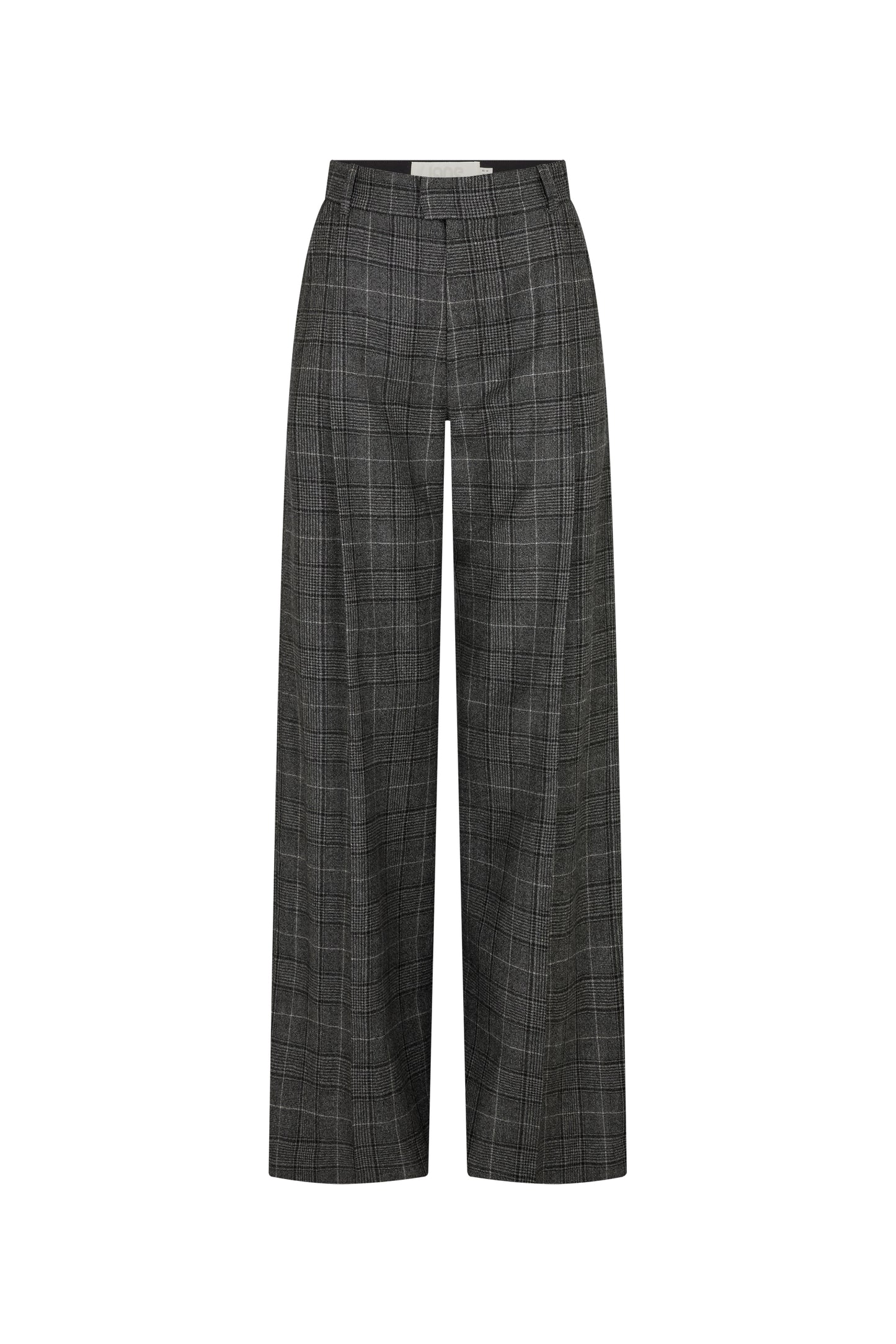 Whistler Wool Check Trousers Black Grey Check