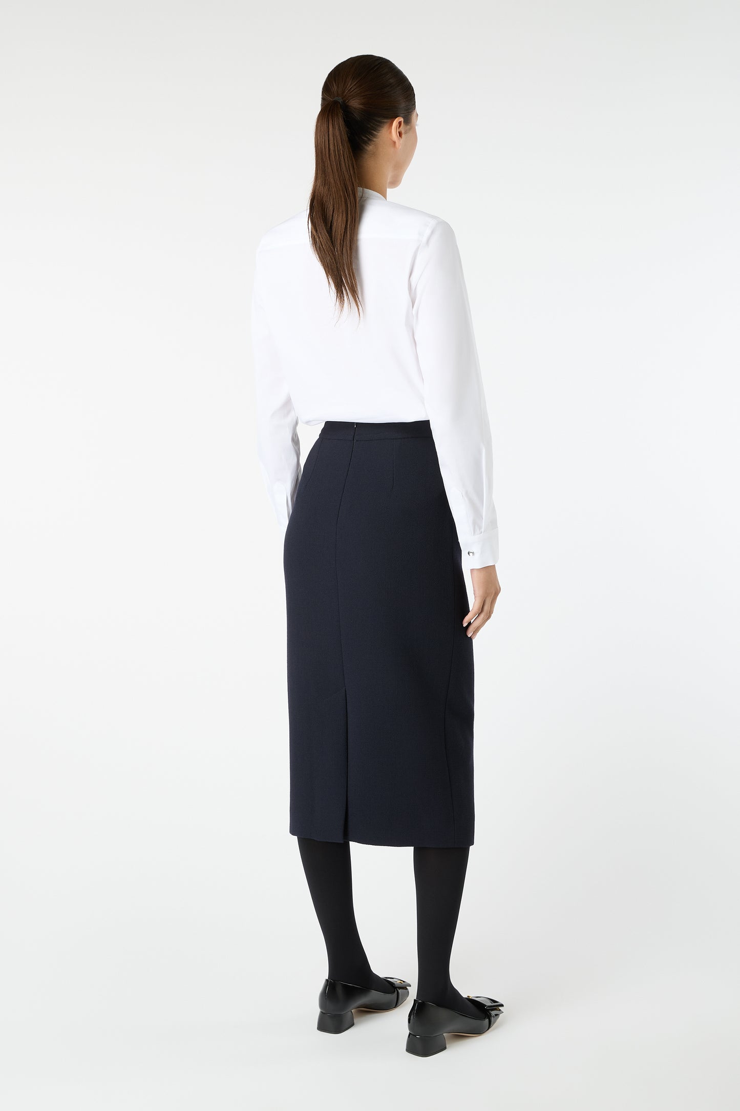 West Pencil Skirt - Dark Navy