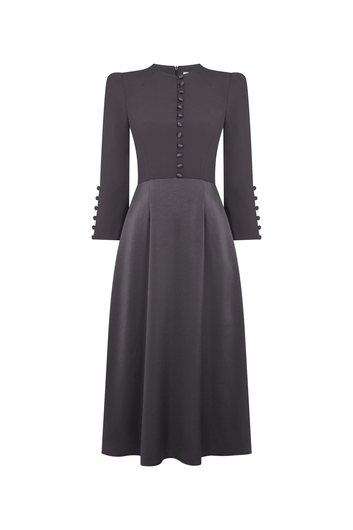 Whitney Cady Fit And Flare Dress - Shadow
