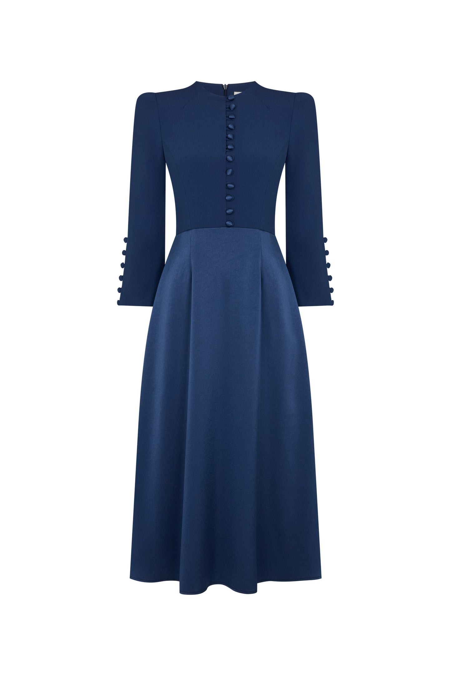 Whitney Cady Fit And Flare Dress - Indigo