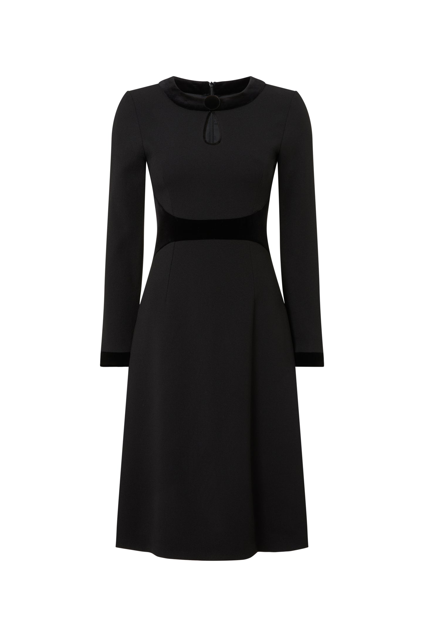 Wilder Fit and Flare Dress - Black