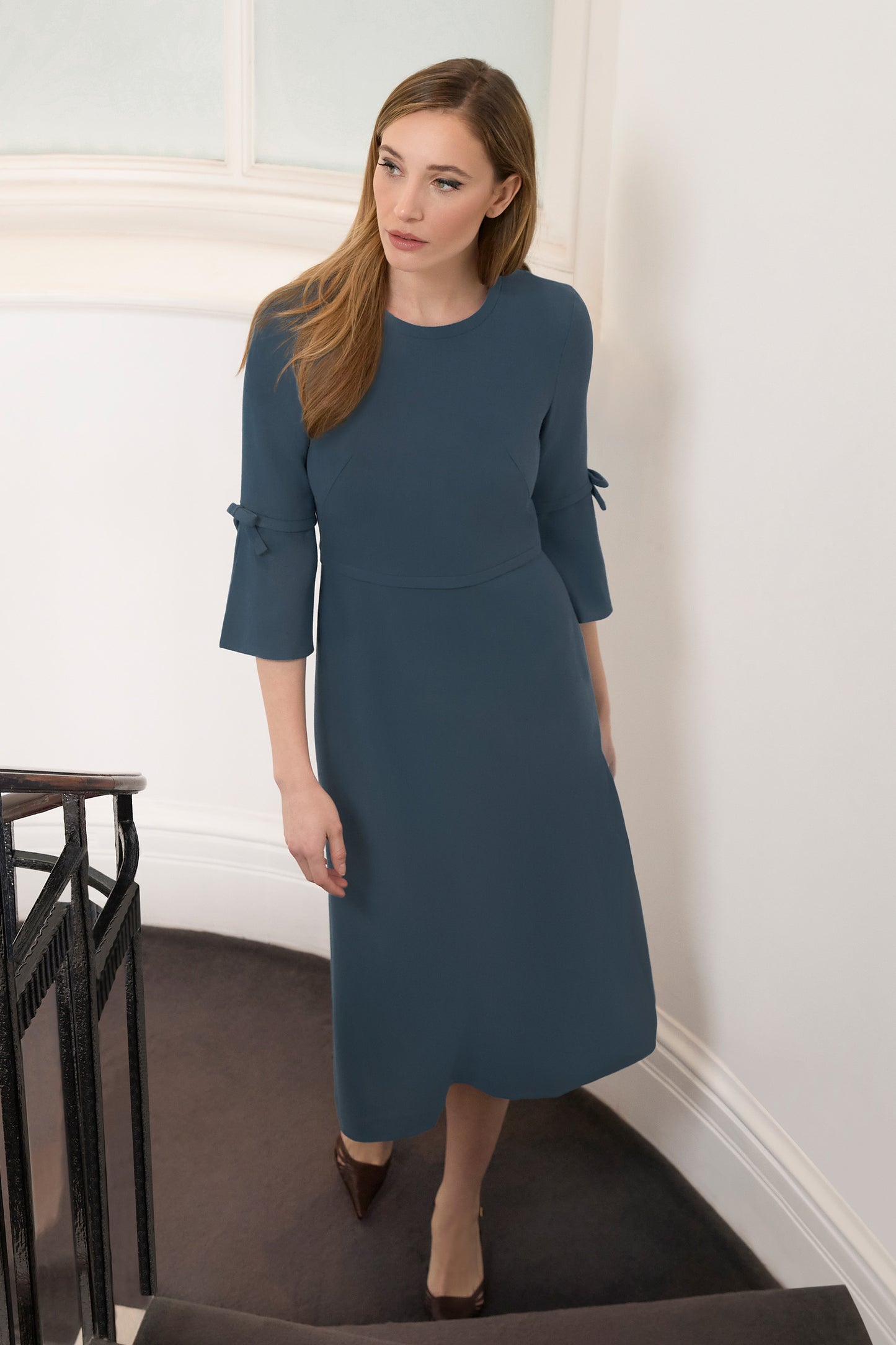 Winona Fit And Flare Dress - Iron