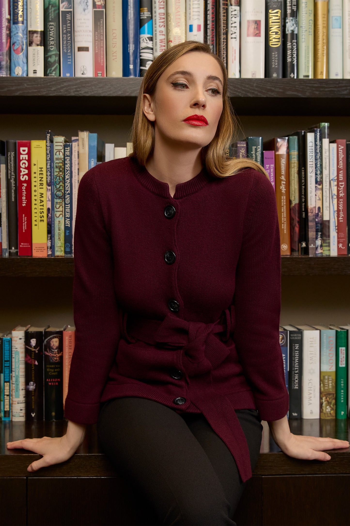Winter Cardigan - Bordeaux